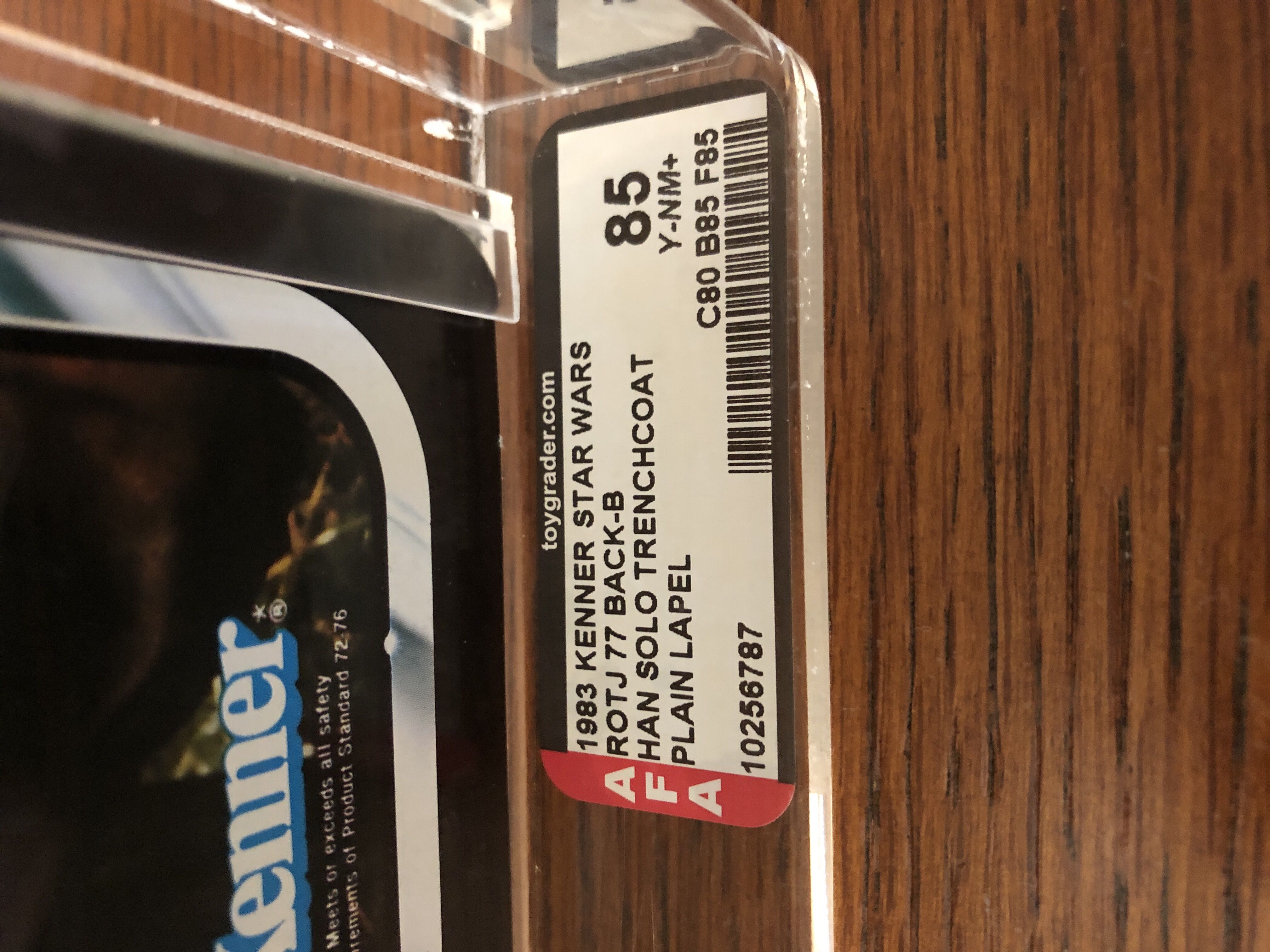 Han Solo (Trench Coat) - Kenner (Return Of The Jedi) action figure collectible - Main Image 3