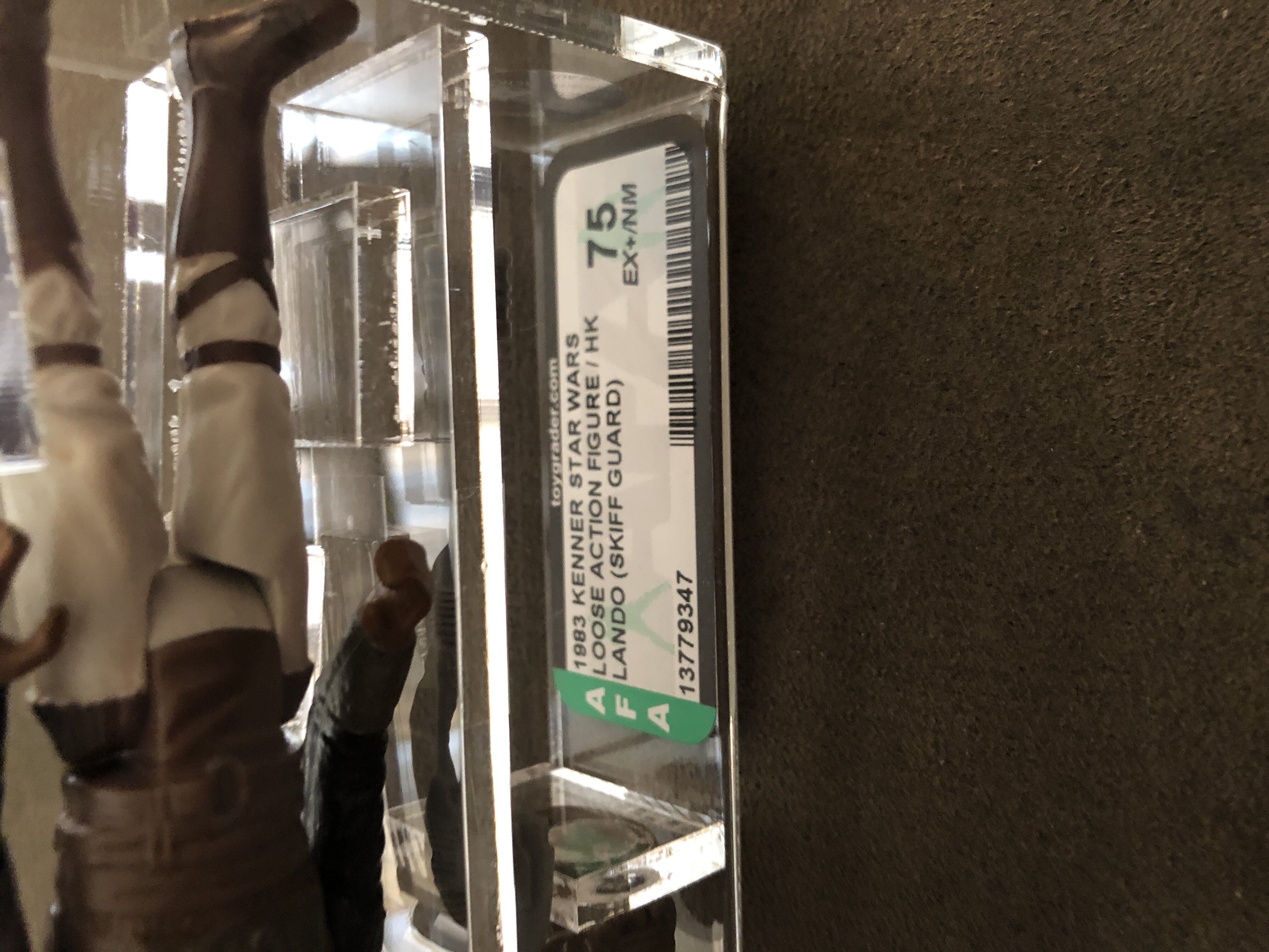 Original Vintage Return Of The Jedi Lando Caleissian Skiff Guard - Kenner (Episode VI (Star Wars : Return of the Jedi)) action figure collectible - Main Image 2