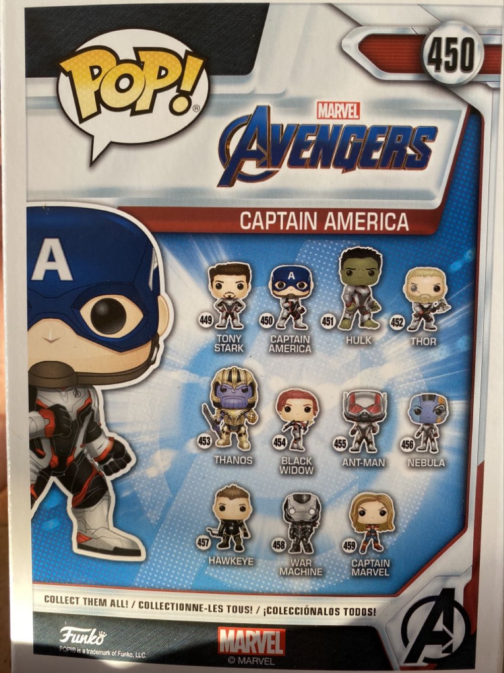 Captain America “Avengers Endgame”  action figure collectible [Barcode 889698366618] - Main Image 2