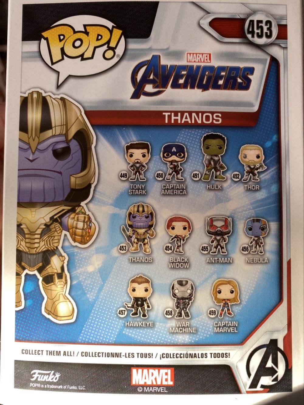 Thanos #453 - Funko Pop! (Thanos) action figure collectible [Barcode 889698366724] - Main Image 2