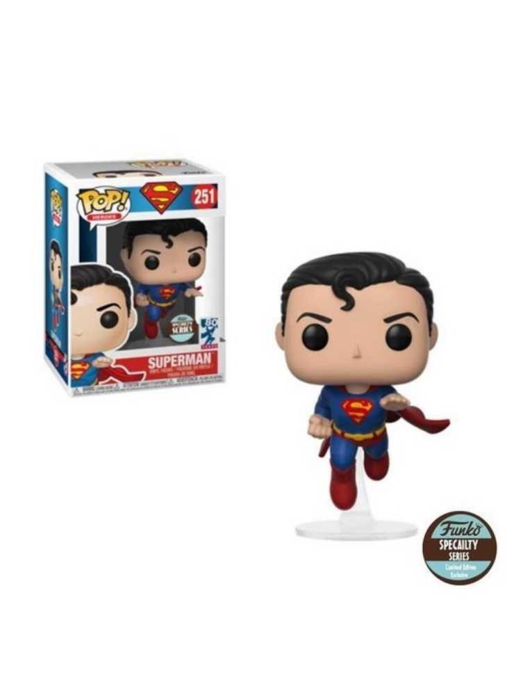 Funko POP!#251 Superman (flying) - Funko (DC Super Heroes) action figure collectible [Barcode 889698344180] - Main Image 4