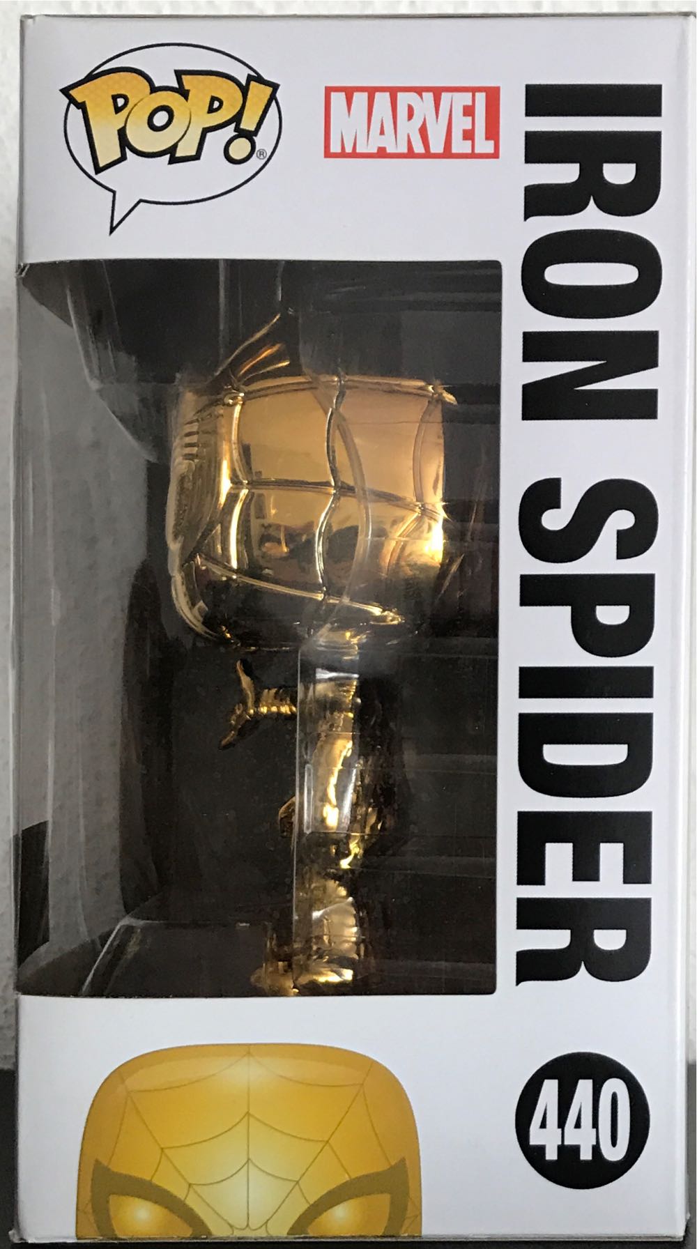 Iron Spider (Gold Chrome) #440 - Funko (Funko Pop! Marvel) action figure collectible [Barcode 889698384827] - Main Image 2