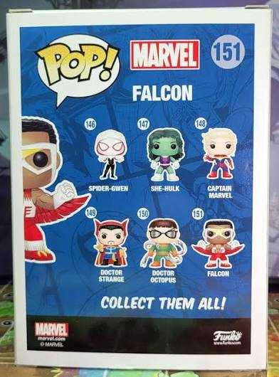 Funko Marvel: Falcon - Funko (marvel comic) action figure collectible [Barcode 849803086817] - Main Image 2