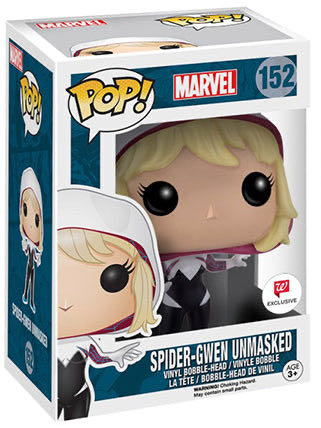 Spider-Gwen Unmasked (Marvel) 152 Walgreens Exclusive  action figure collectible [Barcode 849803072933] - Main Image 2