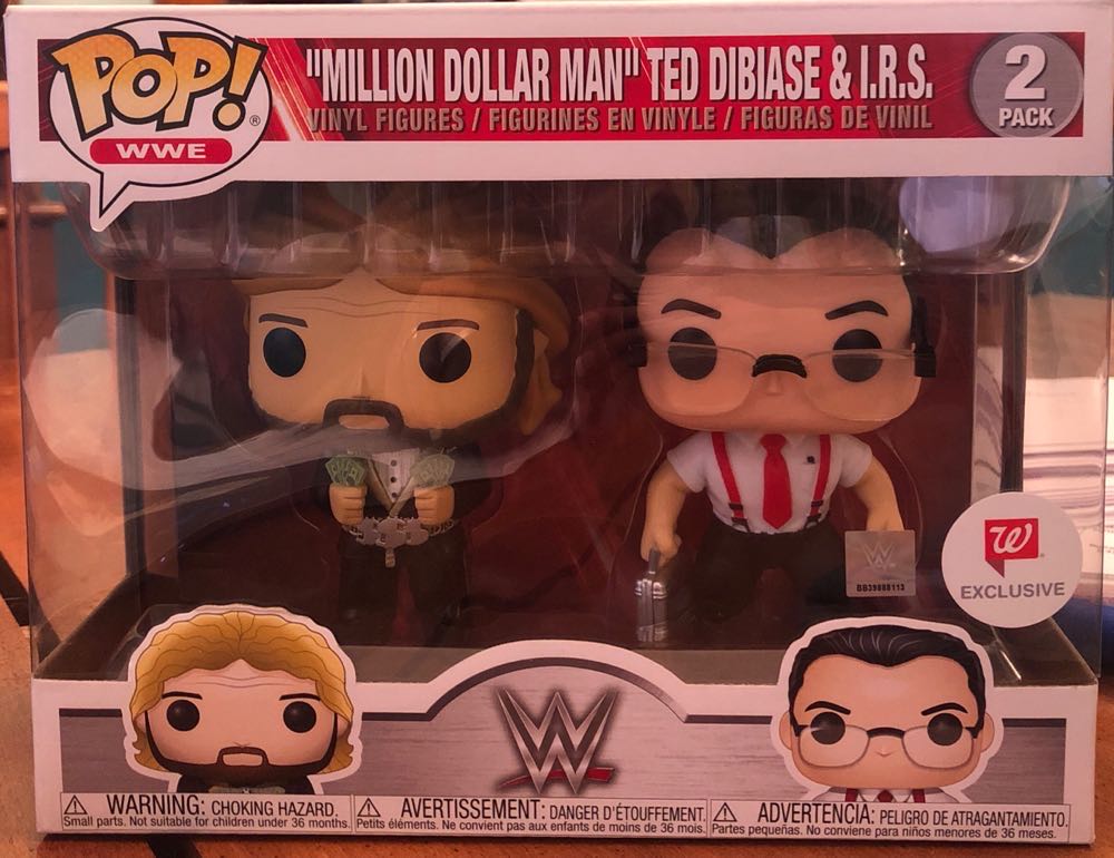 Million Dollar Man Ted Dibiase & I.R.S.  action figure collectible [Barcode 889698203326] - Main Image 2