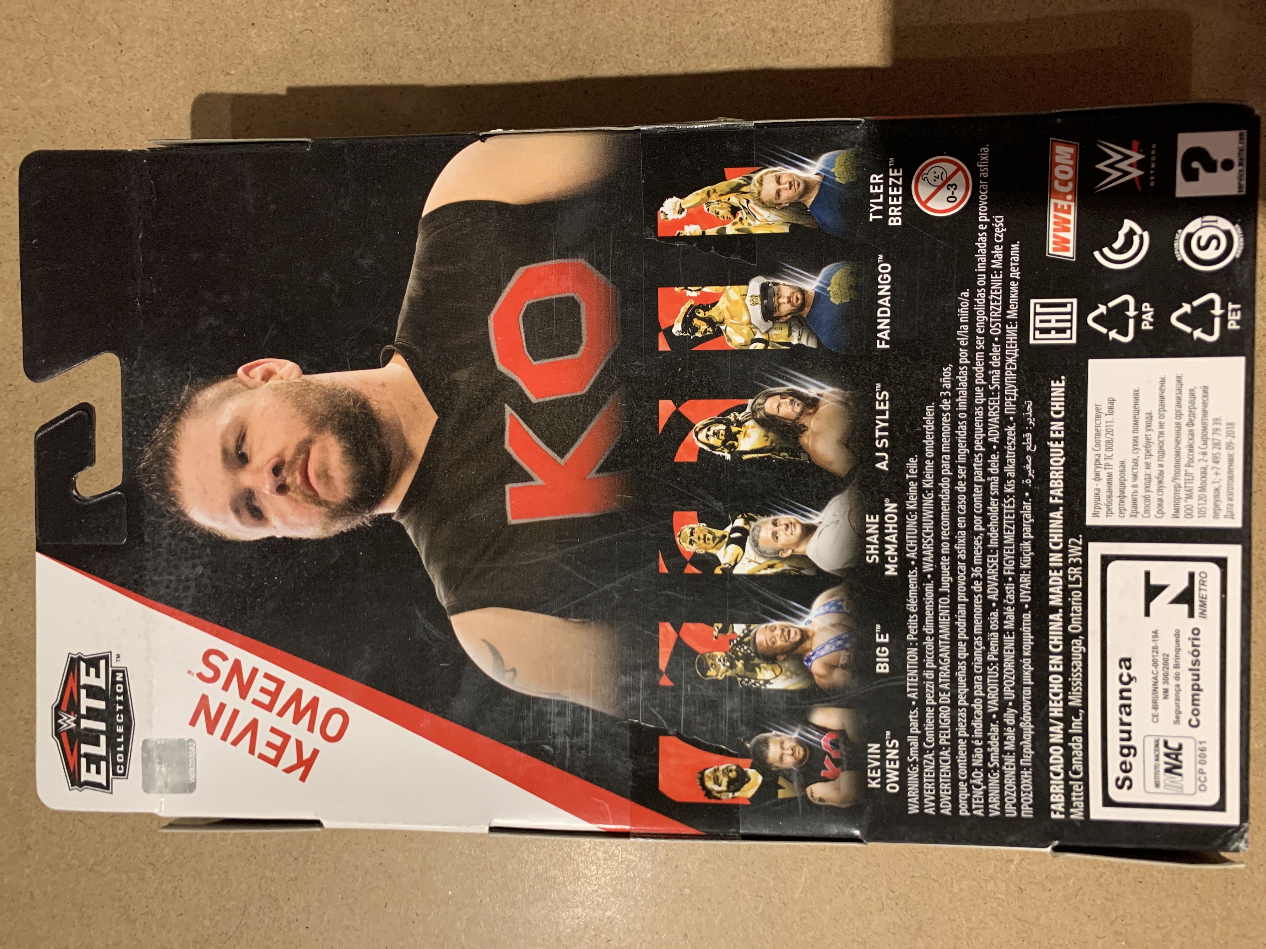 Kevin Owens - Mattel (WWE) action figure collectible [Barcode 887961572612] - Main Image 2