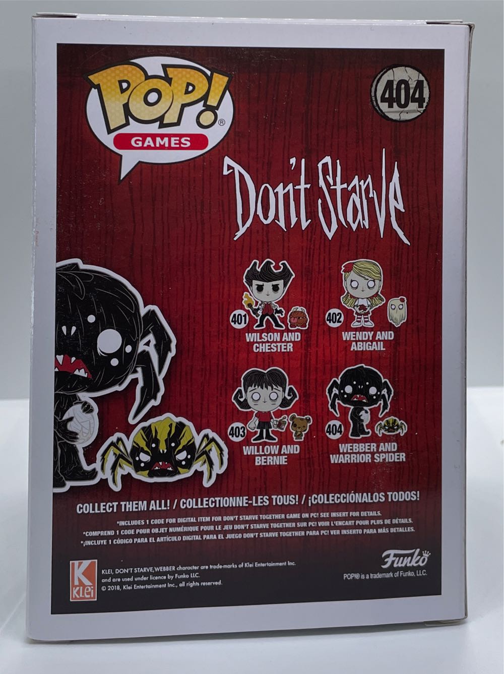Don’t Starve Webber & Warrior Spider - Funko Pop action figure collectible [Barcode 889698346887] - Main Image 4