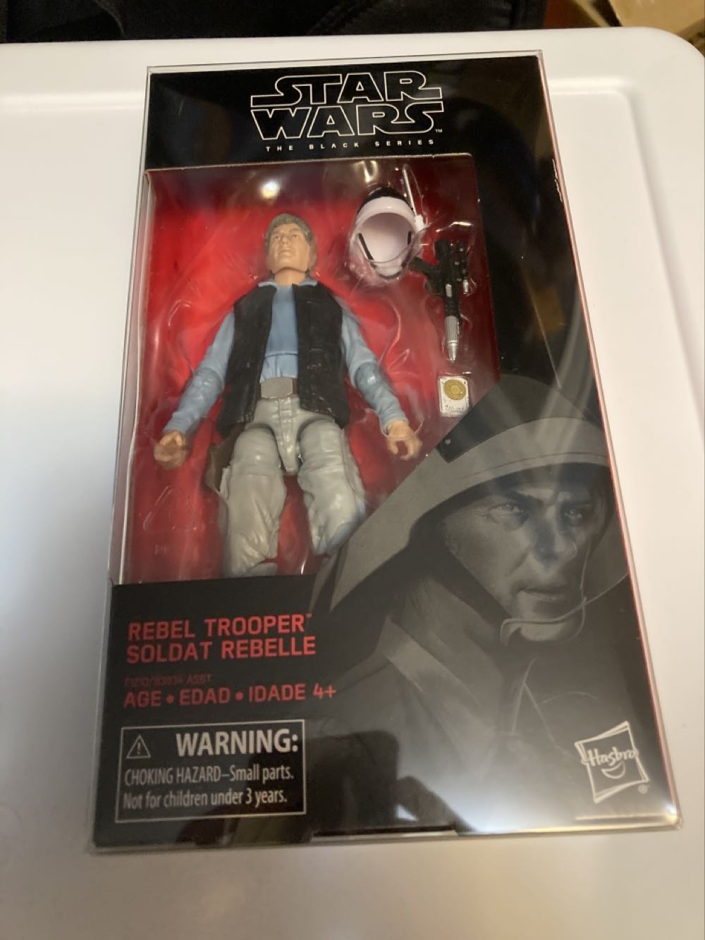 Rebel Trooper - Hasbro (Star Wars Black 6”) (Starwars Black 6 inch) action figure collectible [Barcode 630509683918] - Main Image 2