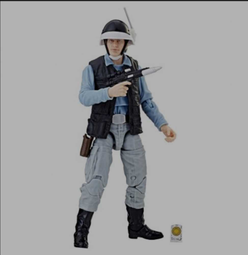 Rebel Trooper - Hasbro (Star Wars Black 6”) (Starwars Black 6 inch) action figure collectible [Barcode 630509683918] - Main Image 3