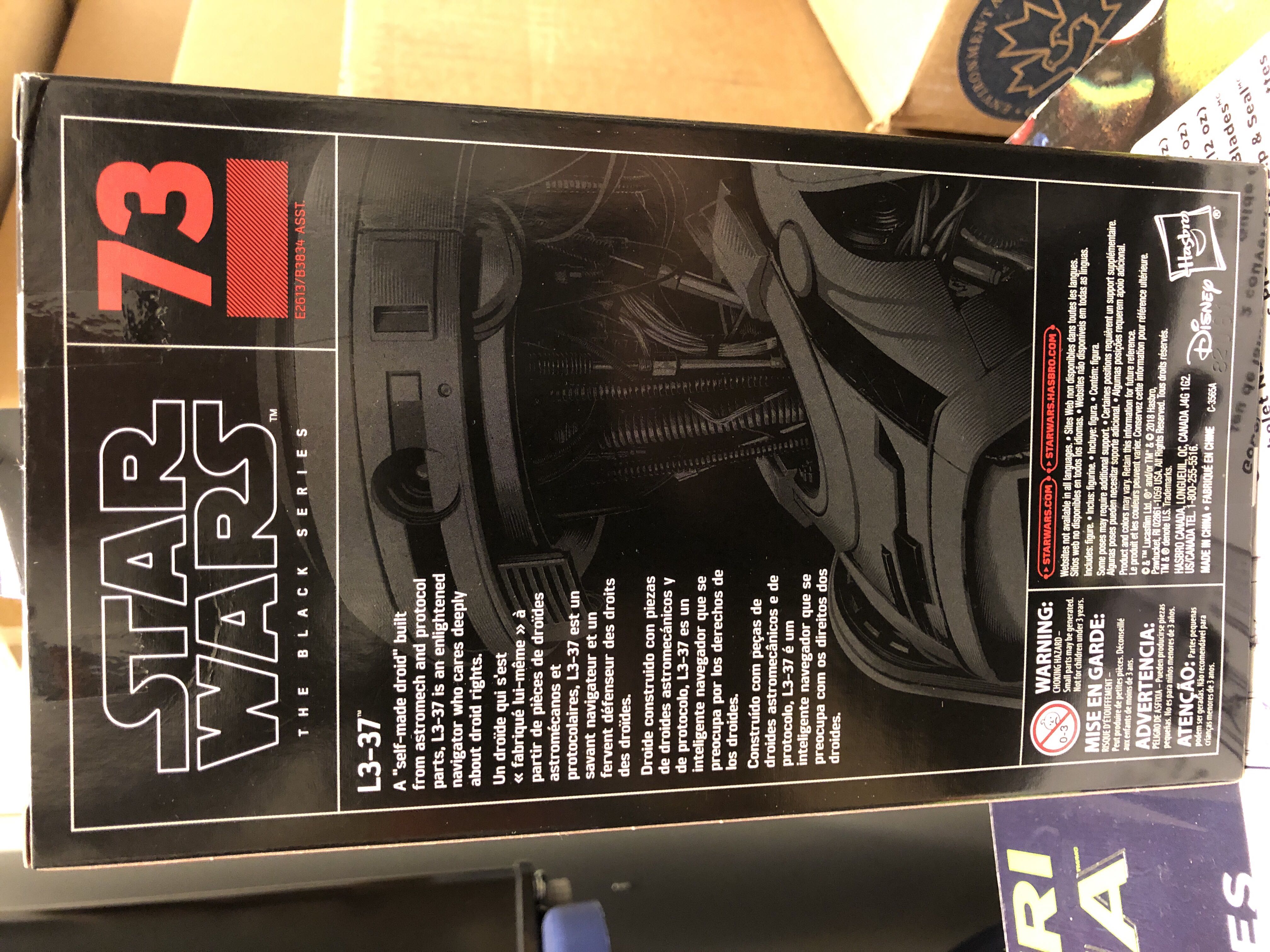 #73 L3-37 - Hasbro (Solo: A Star Wars Story) action figure collectible [Barcode 630509731077] - Main Image 2