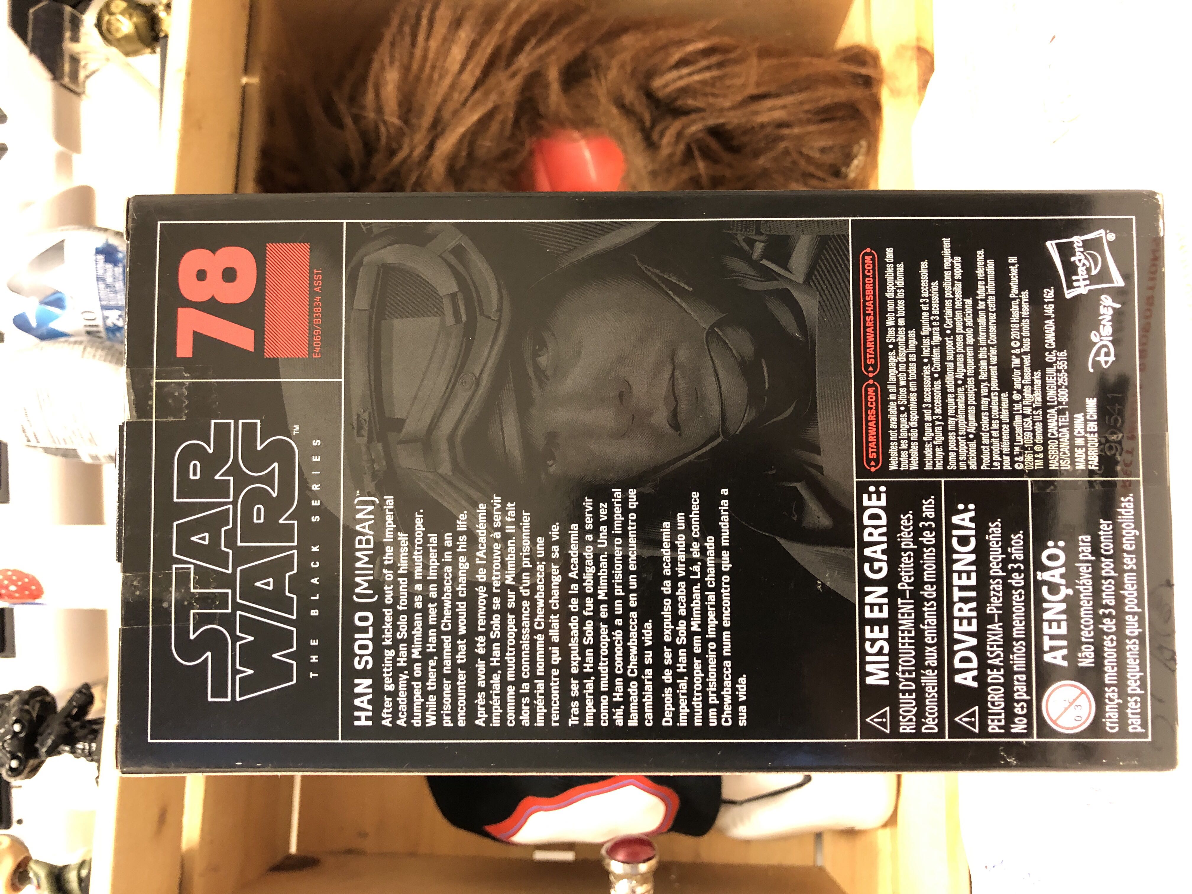 Han Solo (Mimban) - Hasbro (Star Wars - The Black Series) action figure collectible [Barcode 630509776887] - Main Image 2