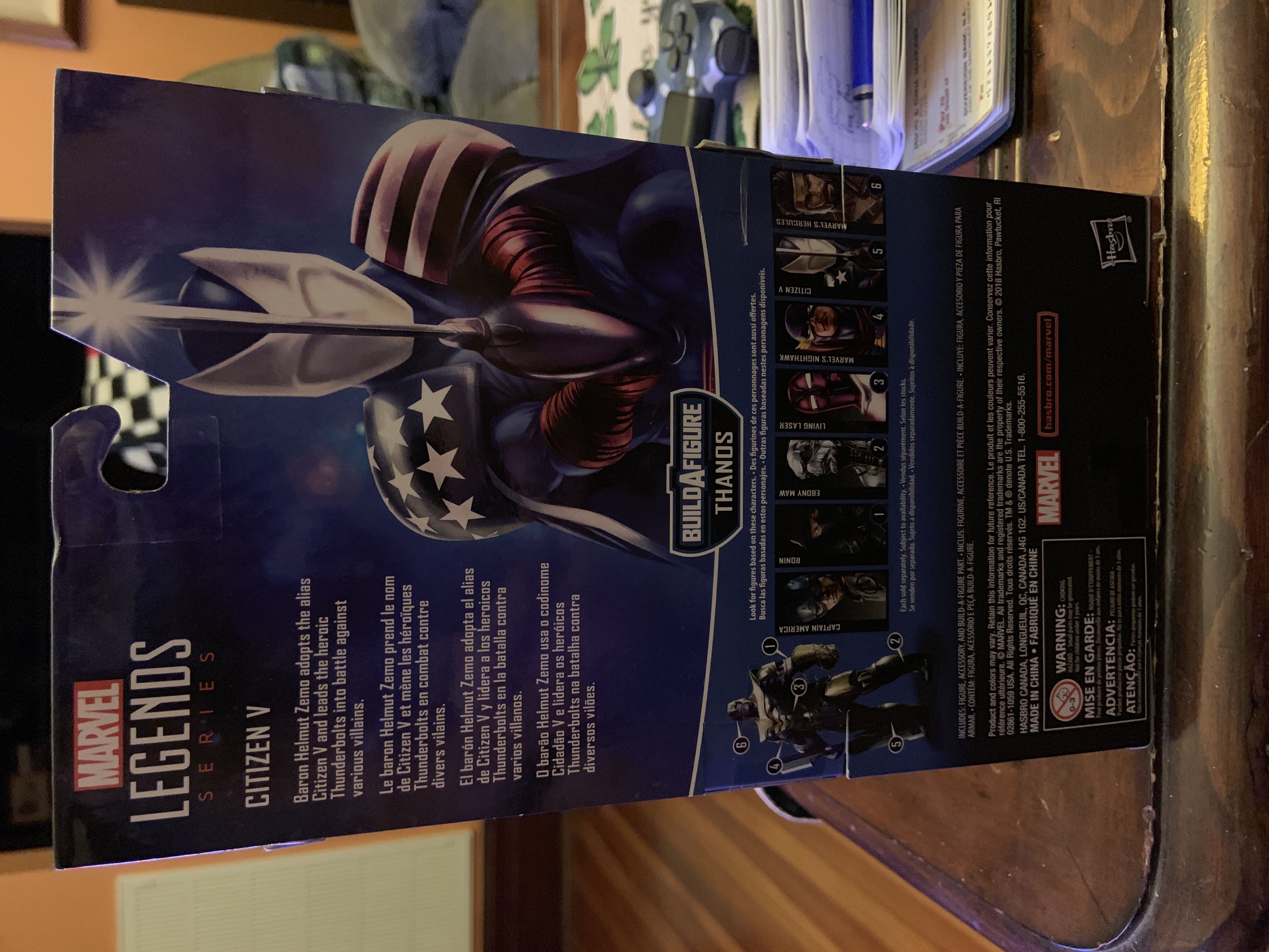 Citizen V - Hasbro - Marvel Legends - Endgame Thanos (Legends Series) action figure collectible [Barcode 630509803460] - Main Image 2