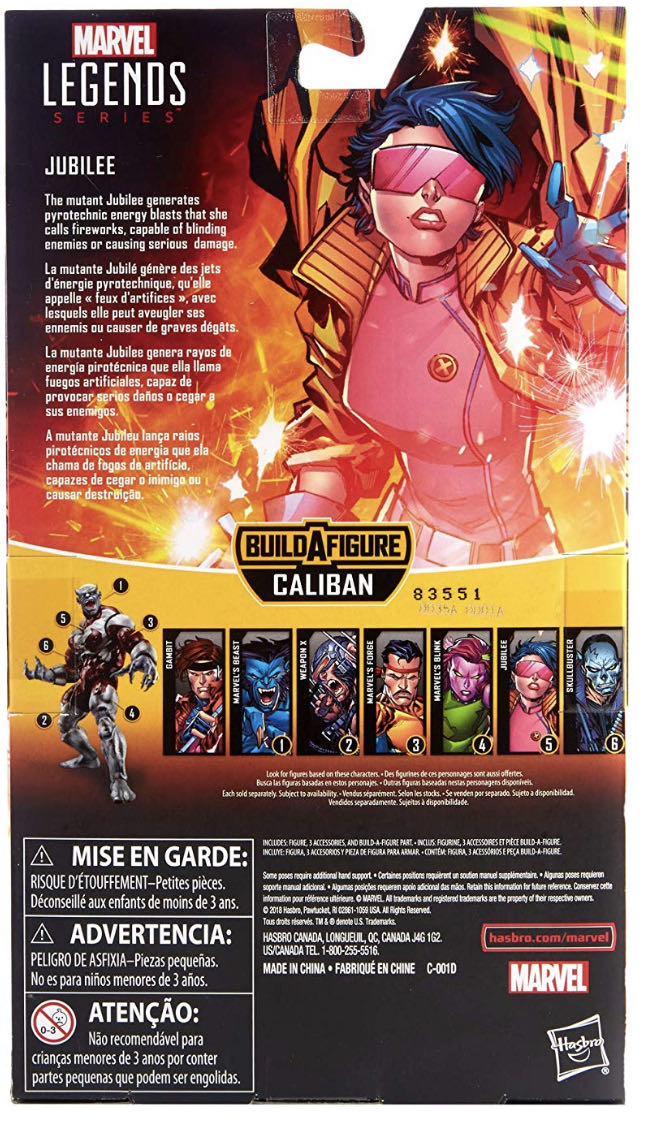 Jubilee (Caliban) - Hasbro (Marvel Legends (BAF - Caliban)) action figure collectible [Barcode 630509808533] - Main Image 2