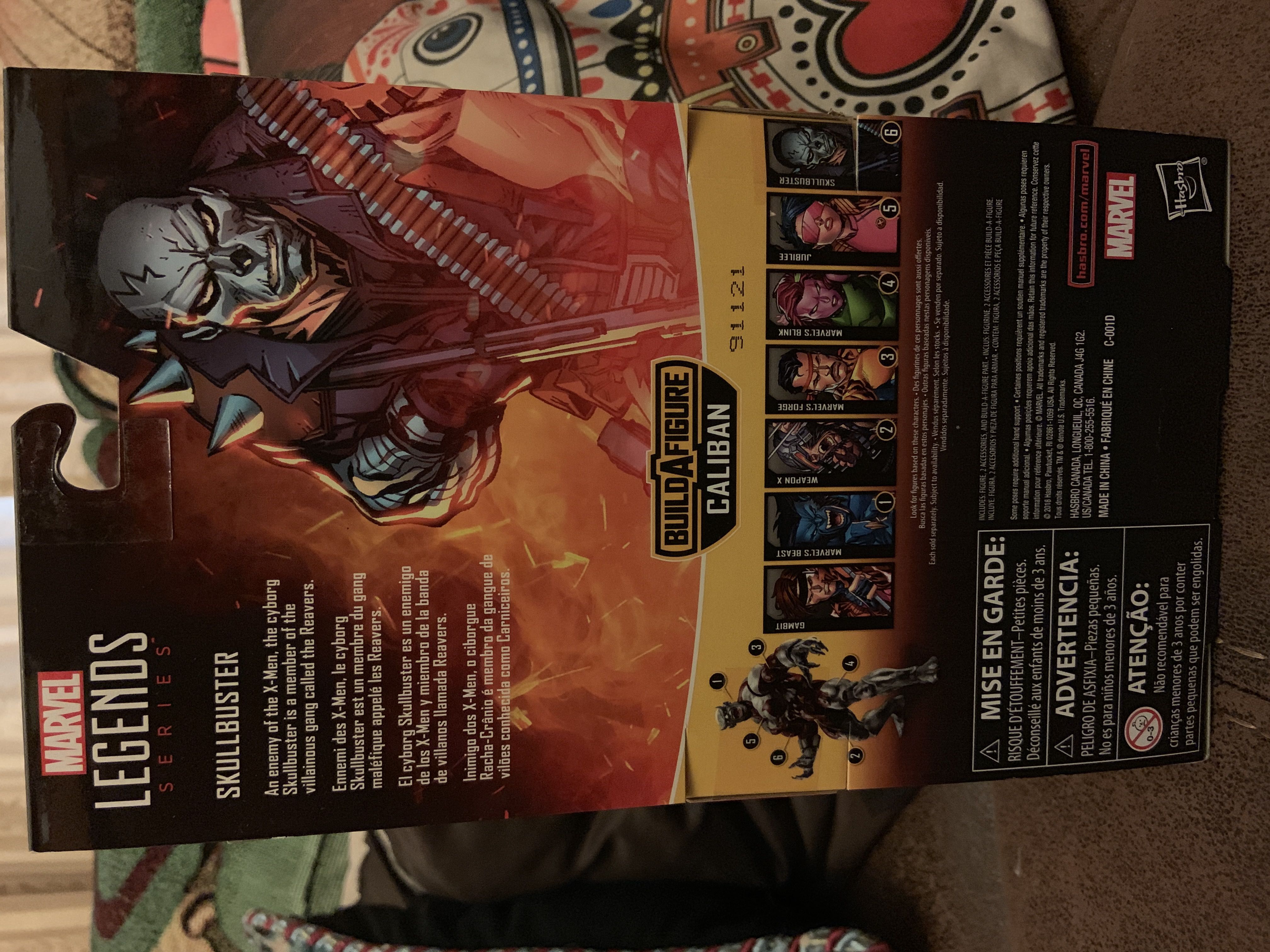 Skullbuster - Hasbro (Marvel Legends (BAF - Caliban)) action figure collectible [Barcode 630509808502] - Main Image 3