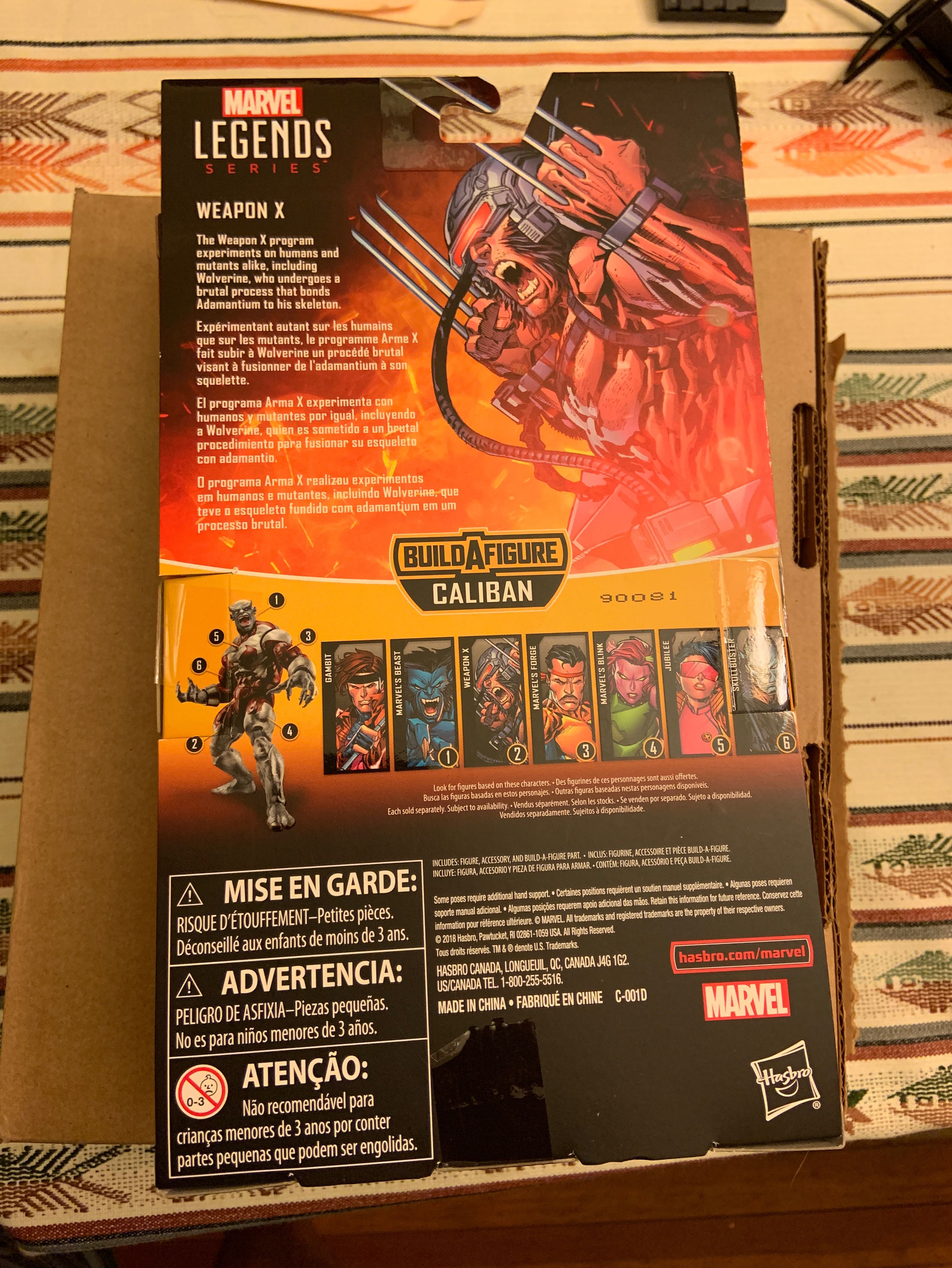 Weapon X (Caliban) - Hasbro (Marvel Legends (BAF - Caliban)) action figure collectible [Barcode 630509808571] - Main Image 2