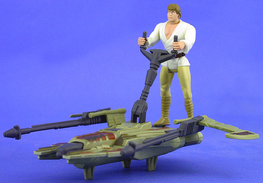 Luke Skywalker w/ Desert Sport Skiff - Hasbro (Star Wars: Episode IV - A New Hope) action figure collectible [Barcode 076281696119] - Main Image 4