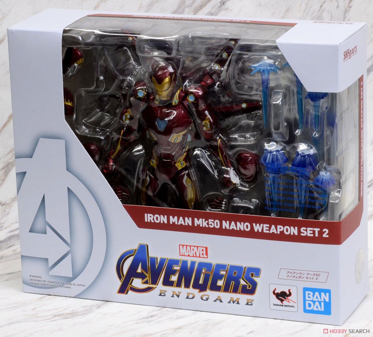 SH Figuarts Iron Man Mark 50 Set #2 - Bandai action figure collectible - Main Image 2