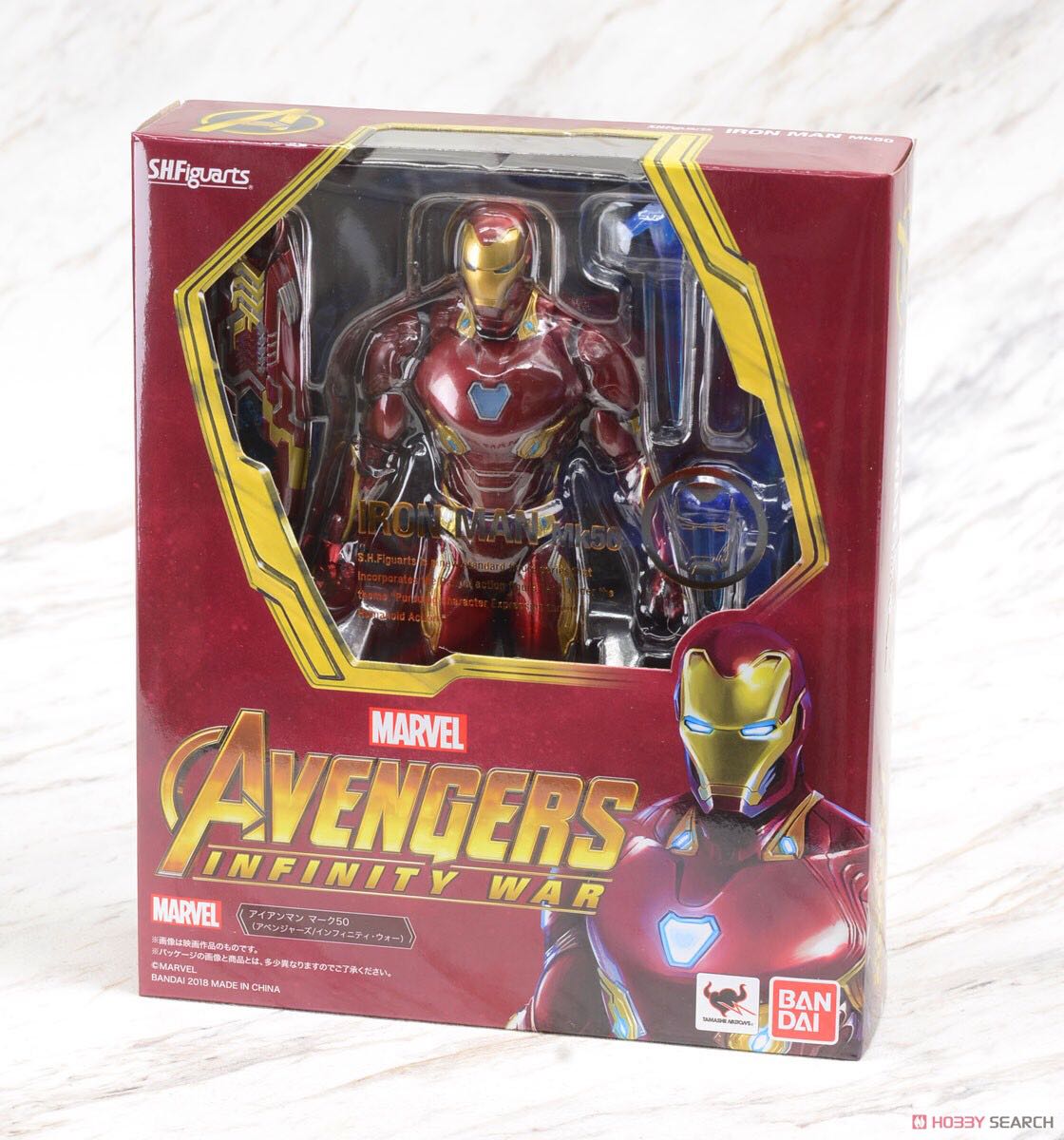 Iron Man Mark 50 Set #1 - Bandai SH Figuarts (Avengers: Infinity War) action figure collectible - Main Image 2