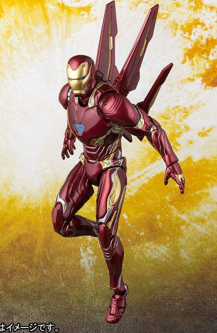 Iron Man Mark 50 Set #1 - Bandai SH Figuarts (Avengers: Infinity War) action figure collectible - Main Image 3