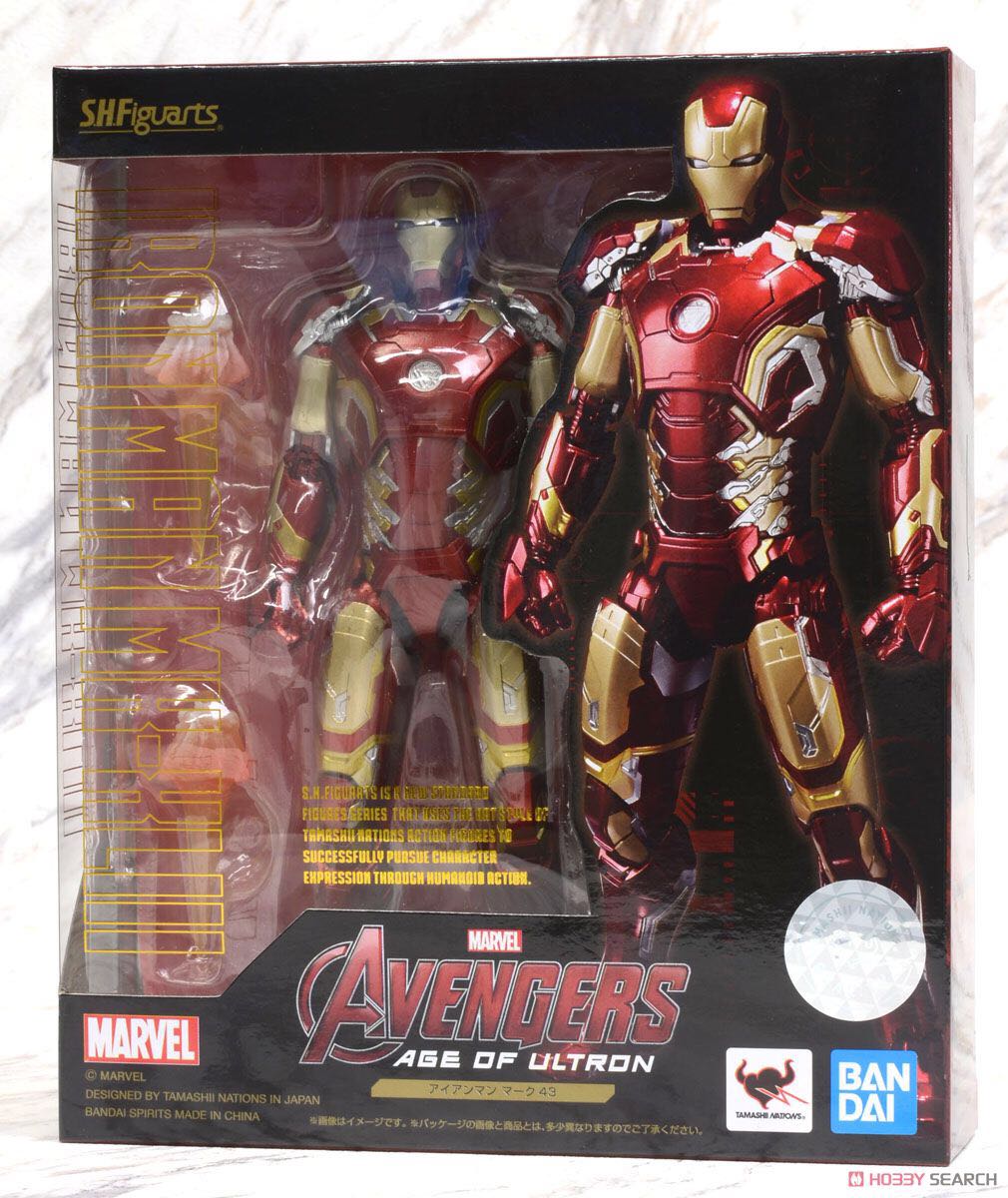 SH Figuarts Iron Man Mark 43 - Bandai action figure collectible - Main Image 2