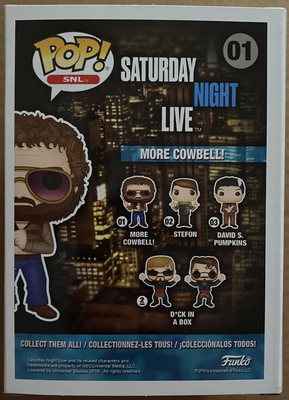 Pop! SNL: #01 More Cowbell! - Funko (Saturday Night Live) action figure collectible [Barcode 889698267731] - Main Image 3