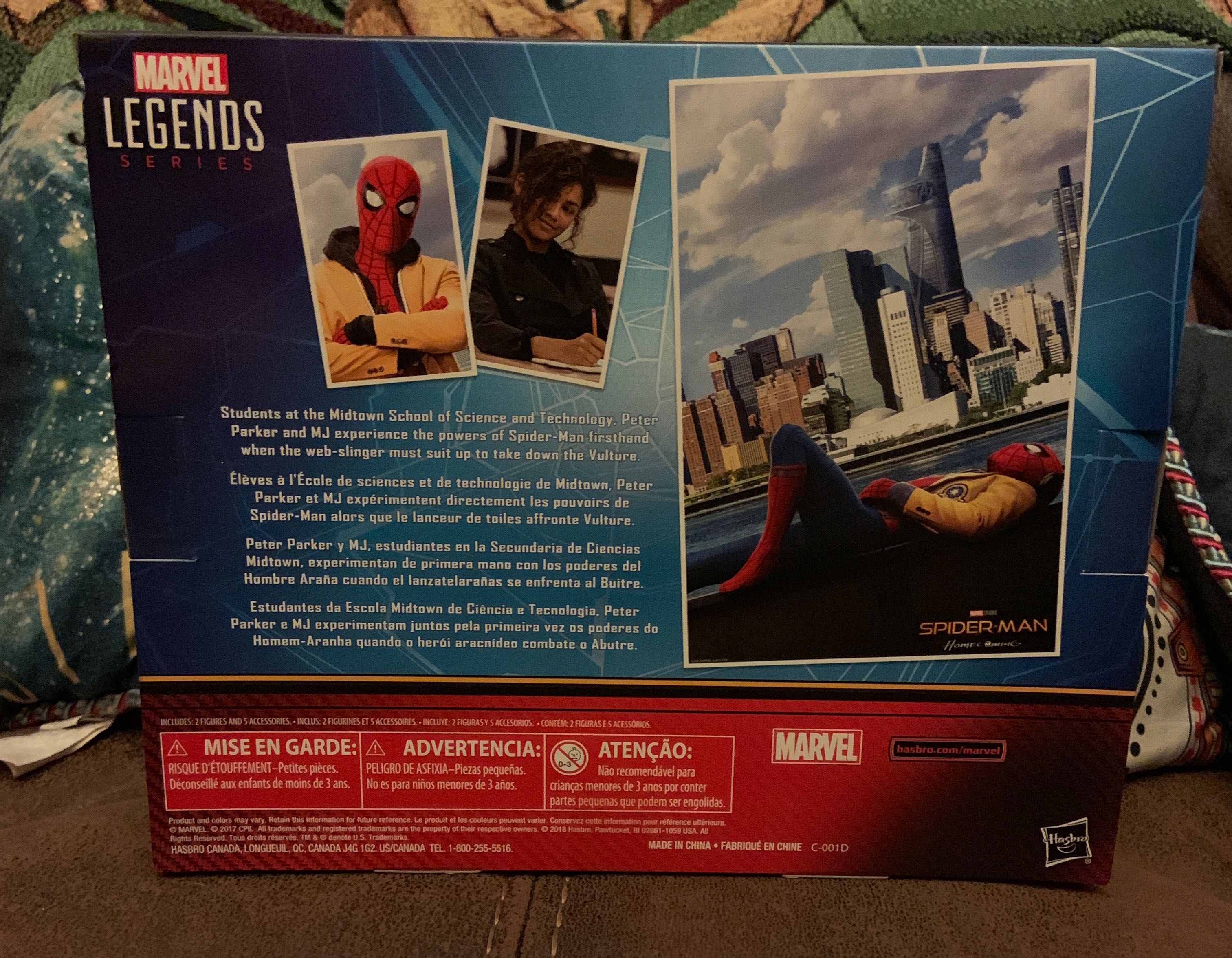 Spider-man and MJ - Hasbro (Spider-Man Homecoming) action figure collectible [Barcode 630509817894] - Main Image 2