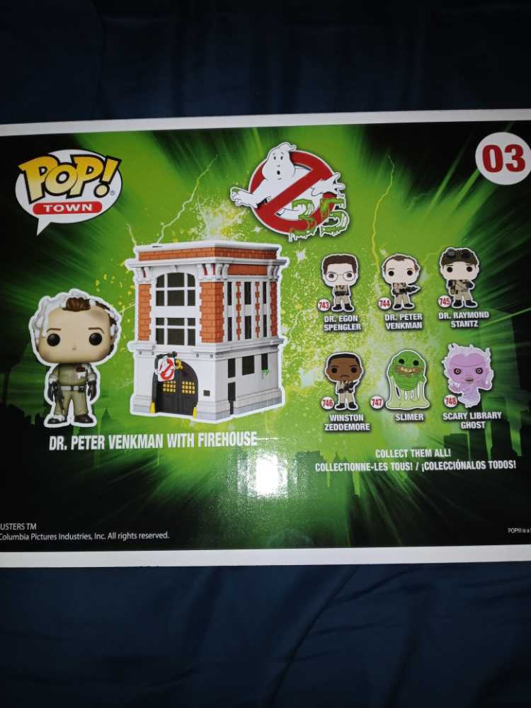 Dr Peter Venkman With Firehouse - Funko (Ghostbusters) action figure collectible [Barcode 889698394543] - Main Image 2