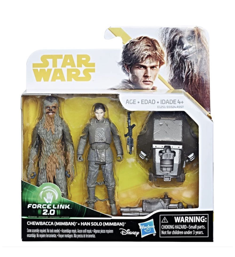 Han Solo (Mimban) & Chewbacca (Mimban) - Hasbro (Solo: A Star Wars Story) action figure collectible [Barcode 630509677337] - Main Image 2