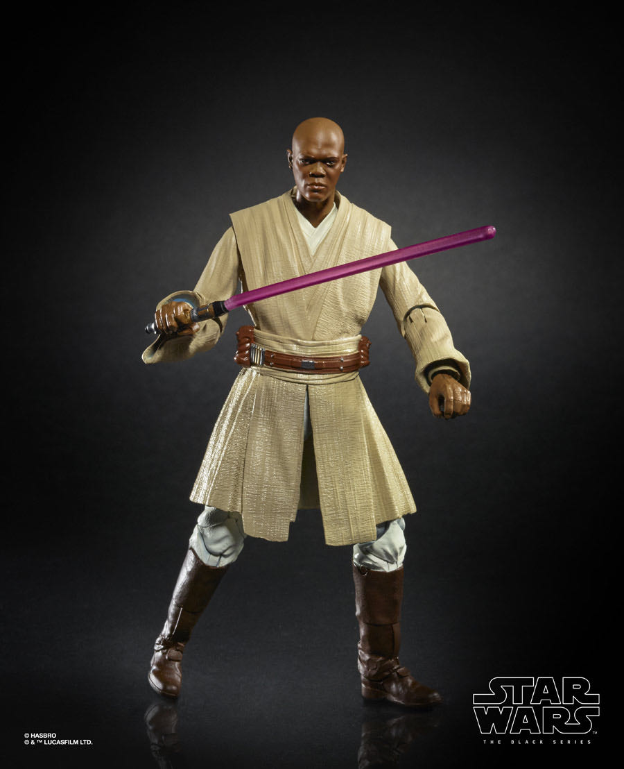 #82 Mace Windu - Hasbro (Star Wars: Episode II - Attack Of The Clones) action figure collectible [Barcode 630509779857] - Main Image 2