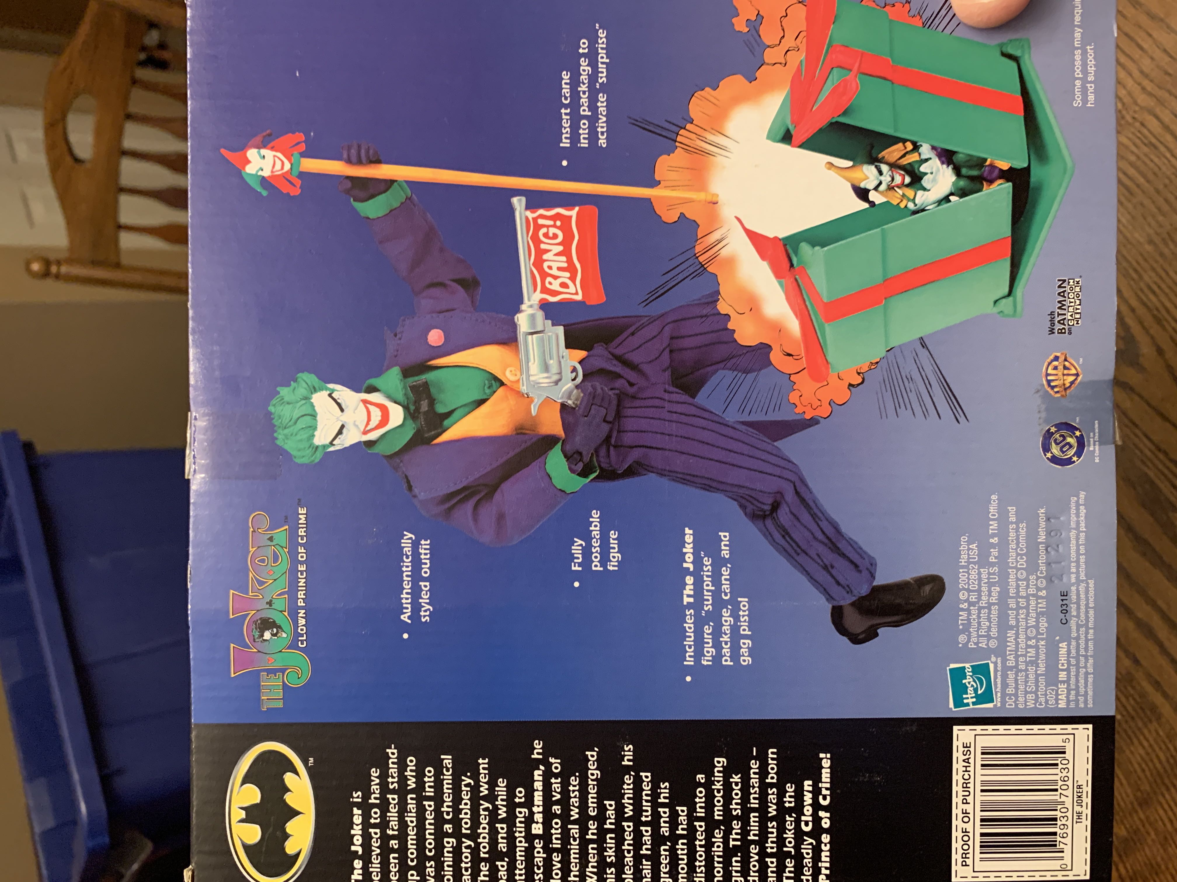 Joker Clown Prince Of Crime - Hasbro action figure collectible [Barcode 076930706305] - Main Image 2