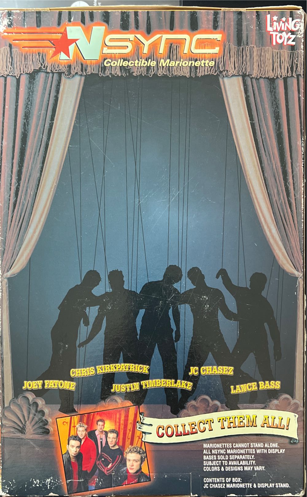 N Sync JC Chasez Marionette   action figure collectible [Barcode 691099015121] - Main Image 2