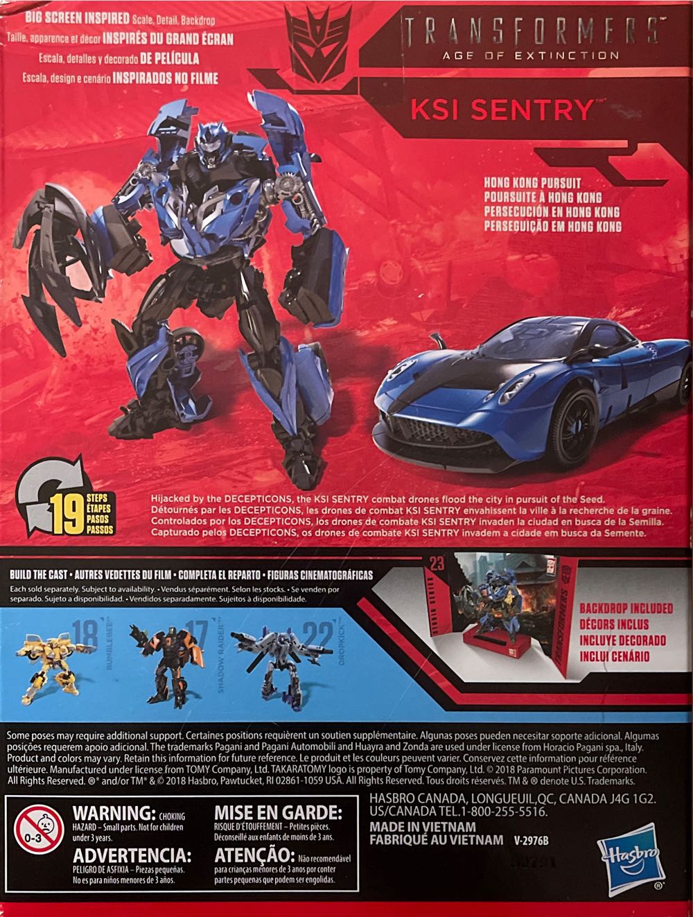 Transformers Studio Series KSI Sentry Age Of Extinction - Hasbro (Transformers Deluxe Class) action figure collectible [Barcode 630509715381] - Main Image 4
