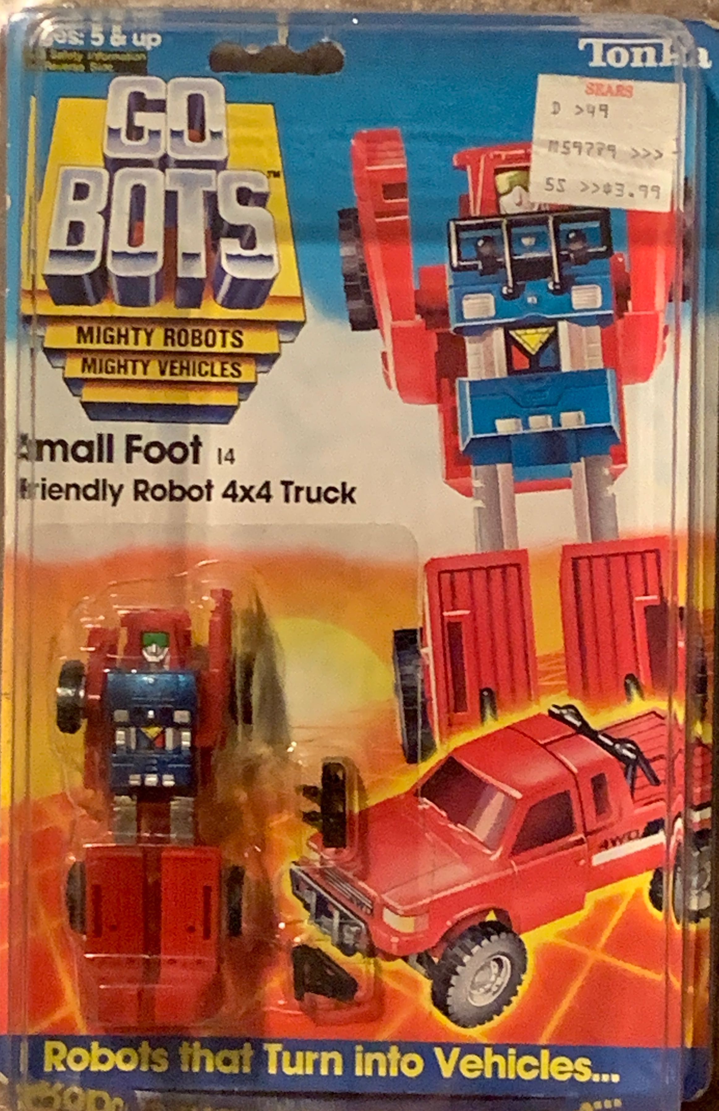 Small Foot (Gobots) - Tonka (Gobots) action figure collectible [Barcode 041469072535] - Main Image 1