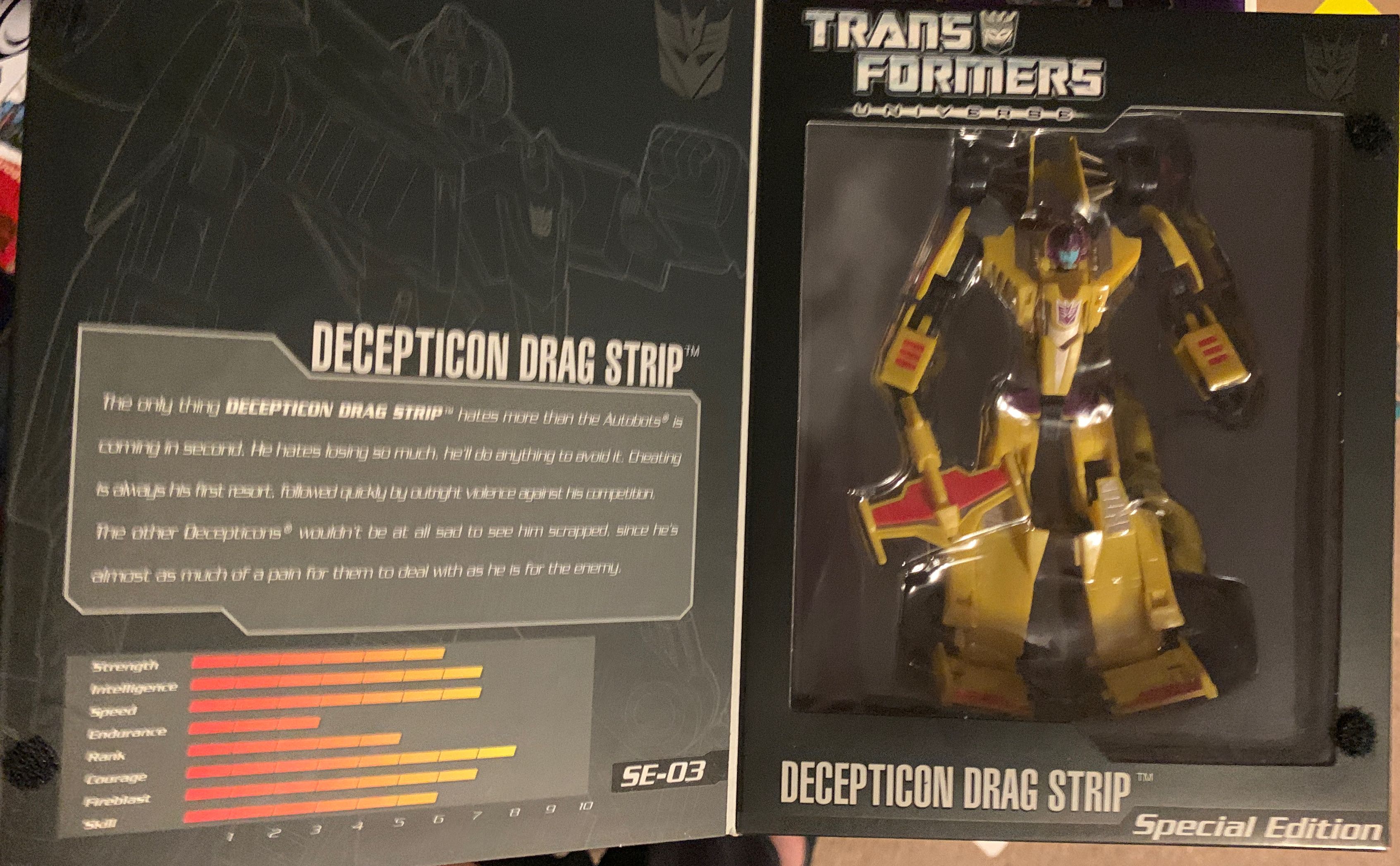 Transformers Special Edition Universe Drag Strip  (Transformers Universe) action figure collectible [Barcode 653569389170] - Main Image 3