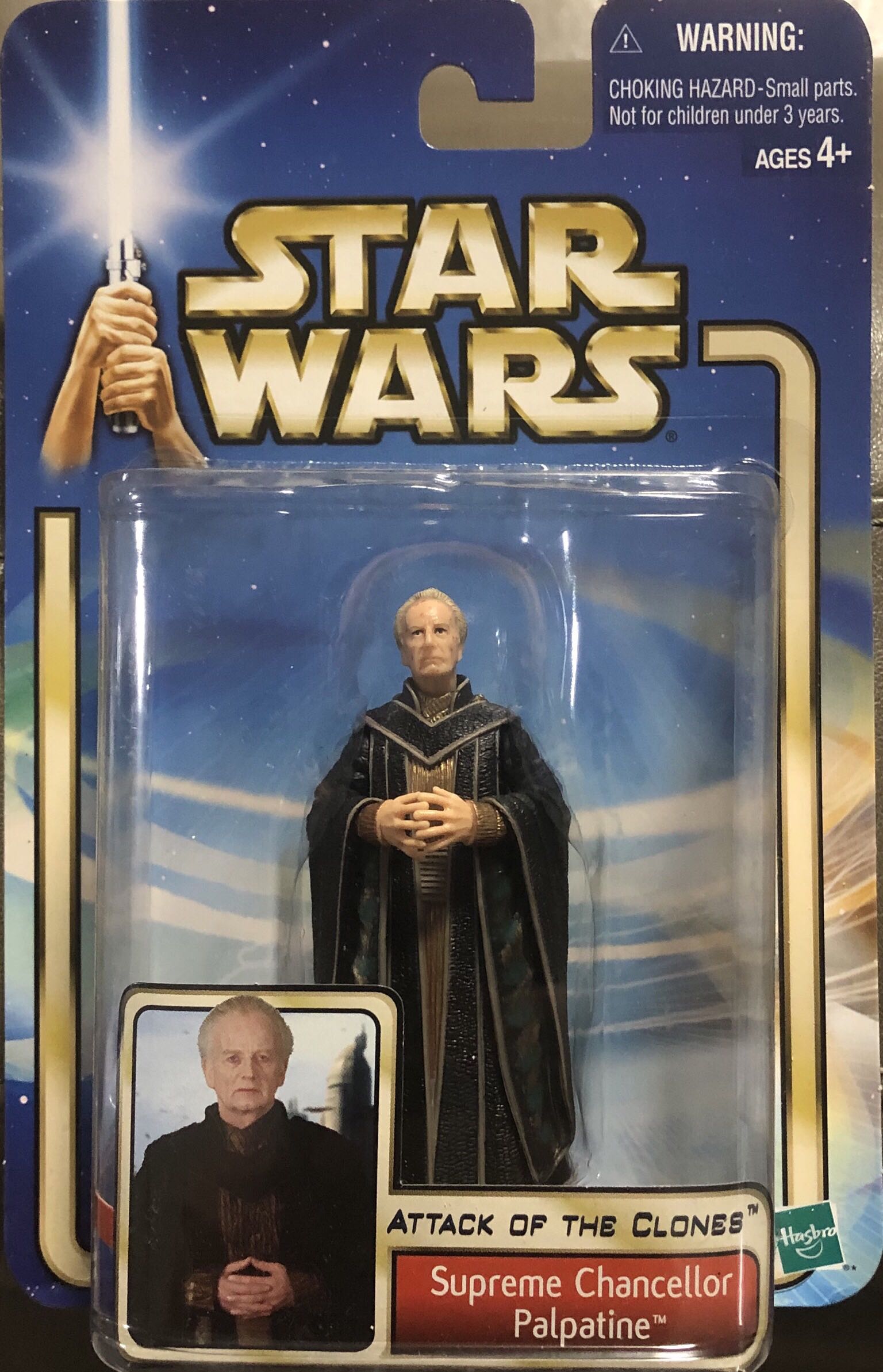 Supreme Chancellor Palpatine - Hasbro (Attack Of The Clones) action figure collectible [Barcode 076930848081] - Main Image 2