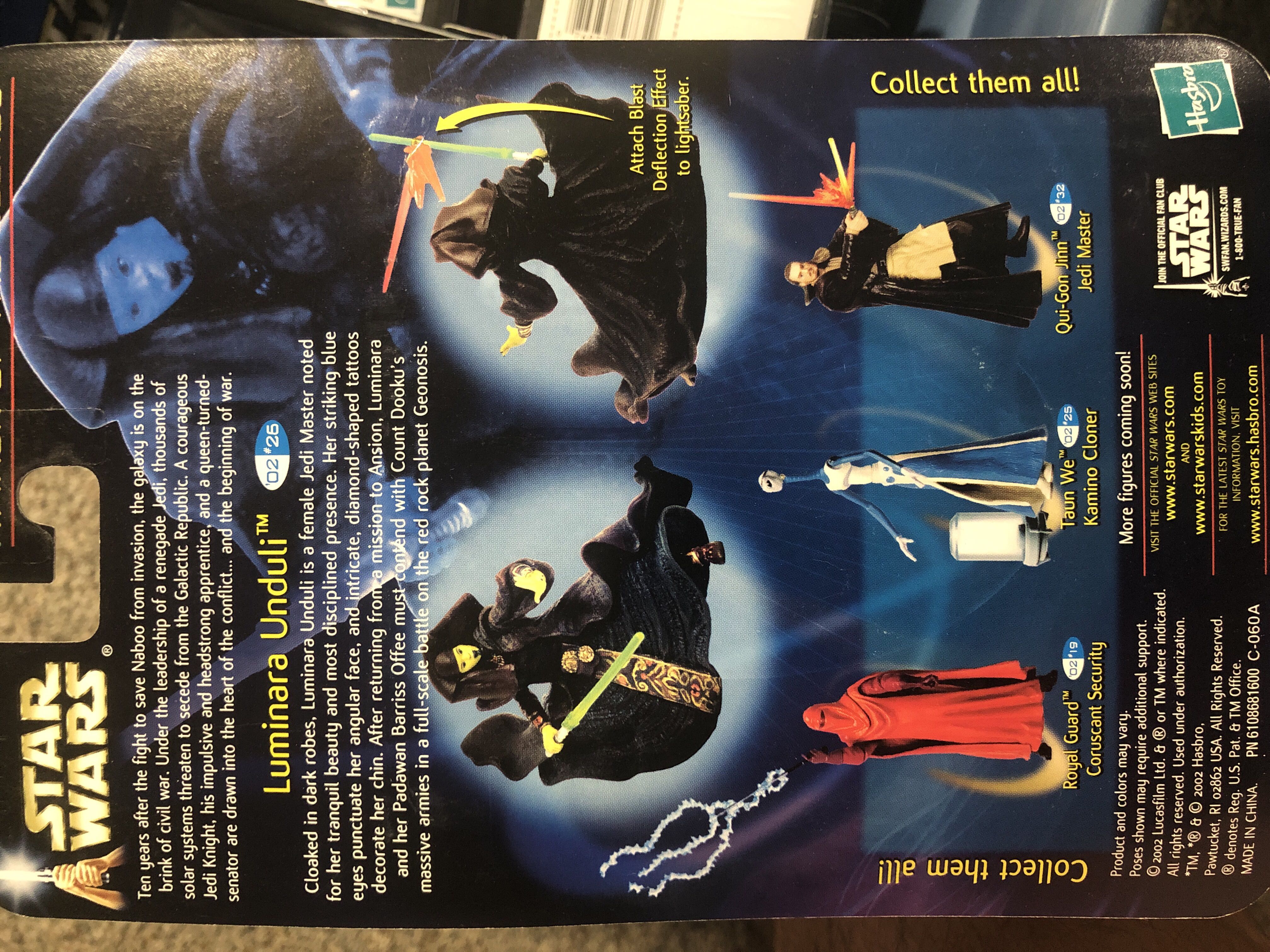 Luminara Unduli Jedi Master - Hasbro (Saga (Phase I)) action figure collectible [Barcode 076930848333] - Main Image 2