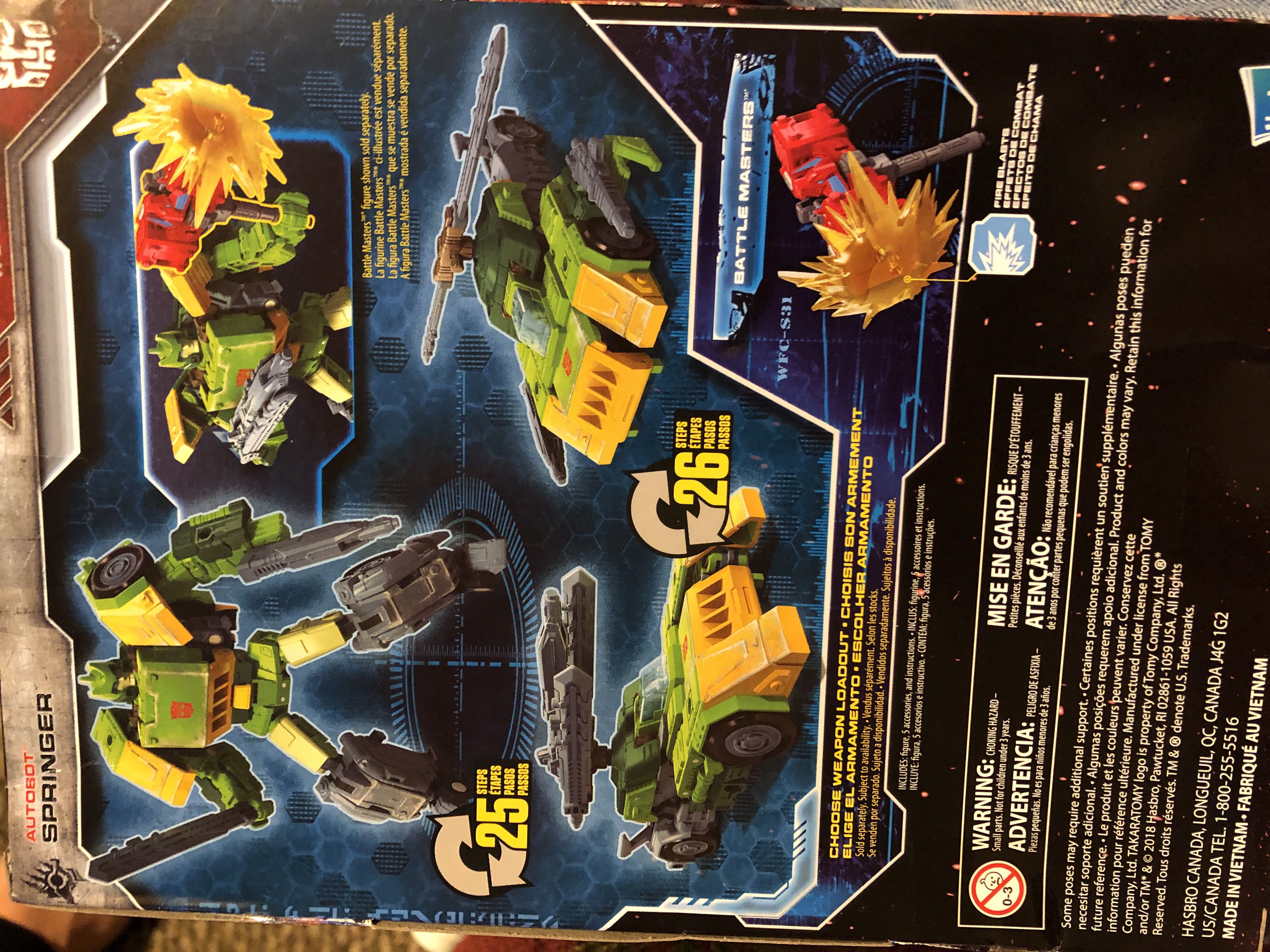 Transformers Siege Springer - Hasbro/Takara (Transformers: War For Cybertron: Siege) action figure collectible [Barcode 630509777662] - Main Image 2