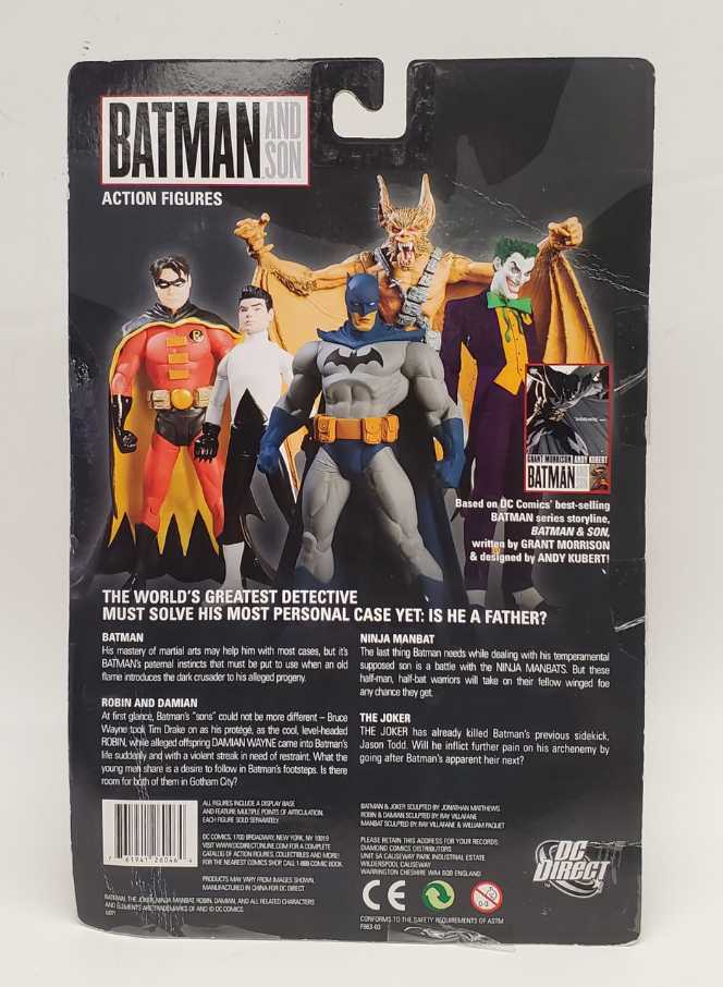 Robin Batman And Son (Robin And Damian)  (Batman and Son) action figure collectible [Barcode 761941260464] - Main Image 2