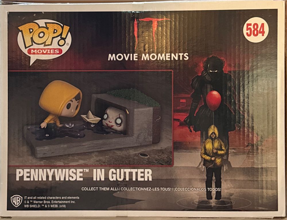 Pennywise in Gutter Movie Moments (Hot Topic Exclusive) - Funko (Steven King’s IT) action figure collectible [Barcode 889698302135] - Main Image 2