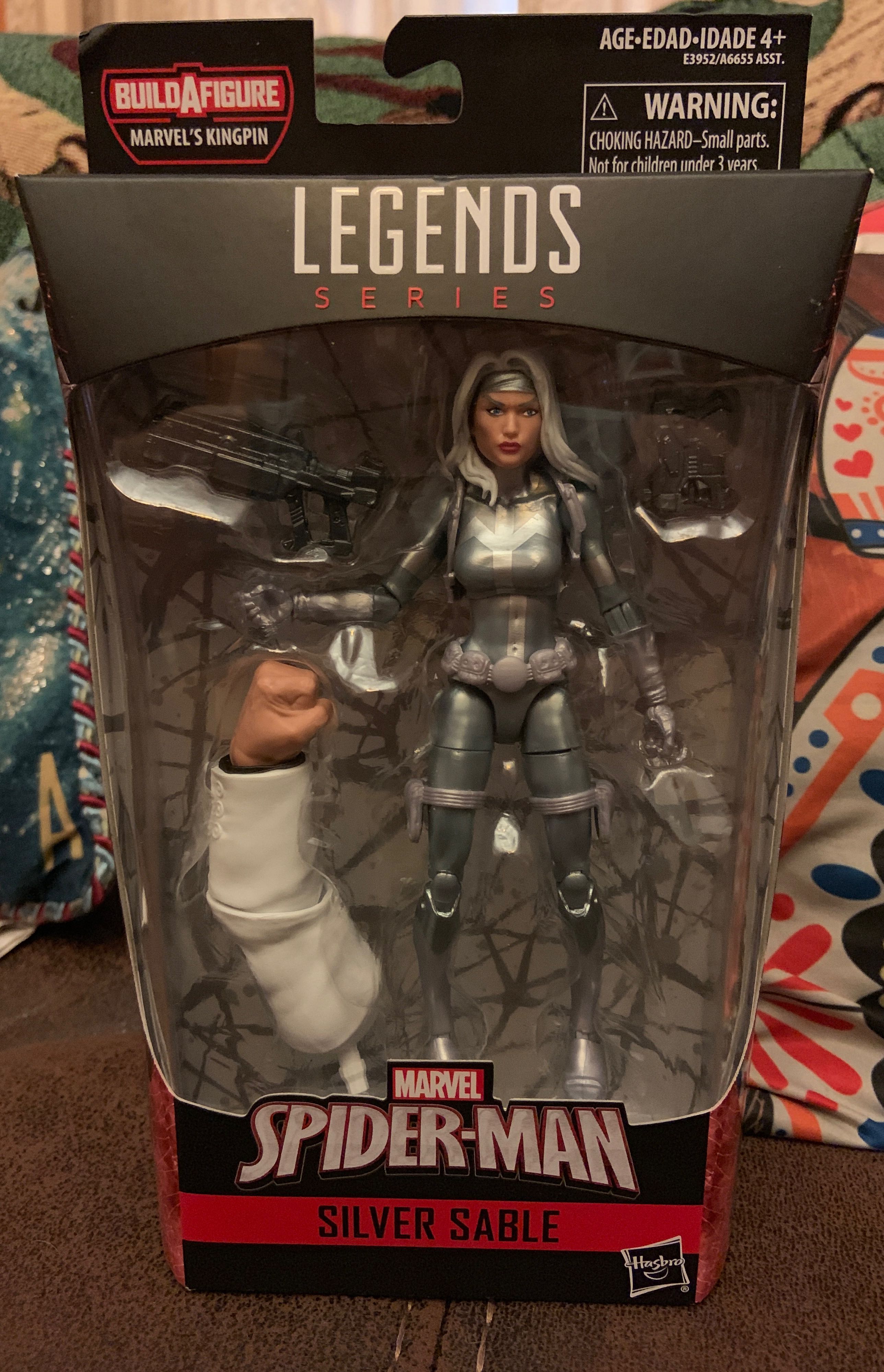 Silver Sable - Hasbro (ML BAF Kingpin) action figure collectible [Barcode 630509781829] - Main Image 2