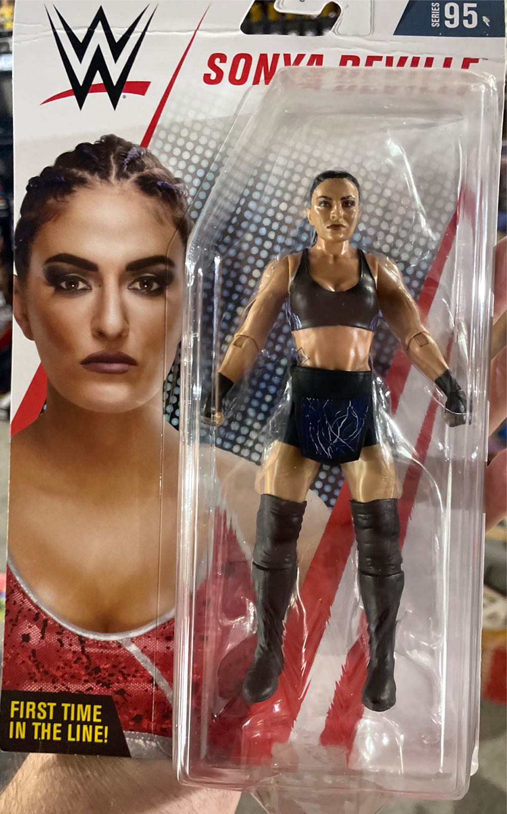 Sonya Deville (Red) - Mattel (WWE) action figure collectible [Barcode 887961724660] - Main Image 2