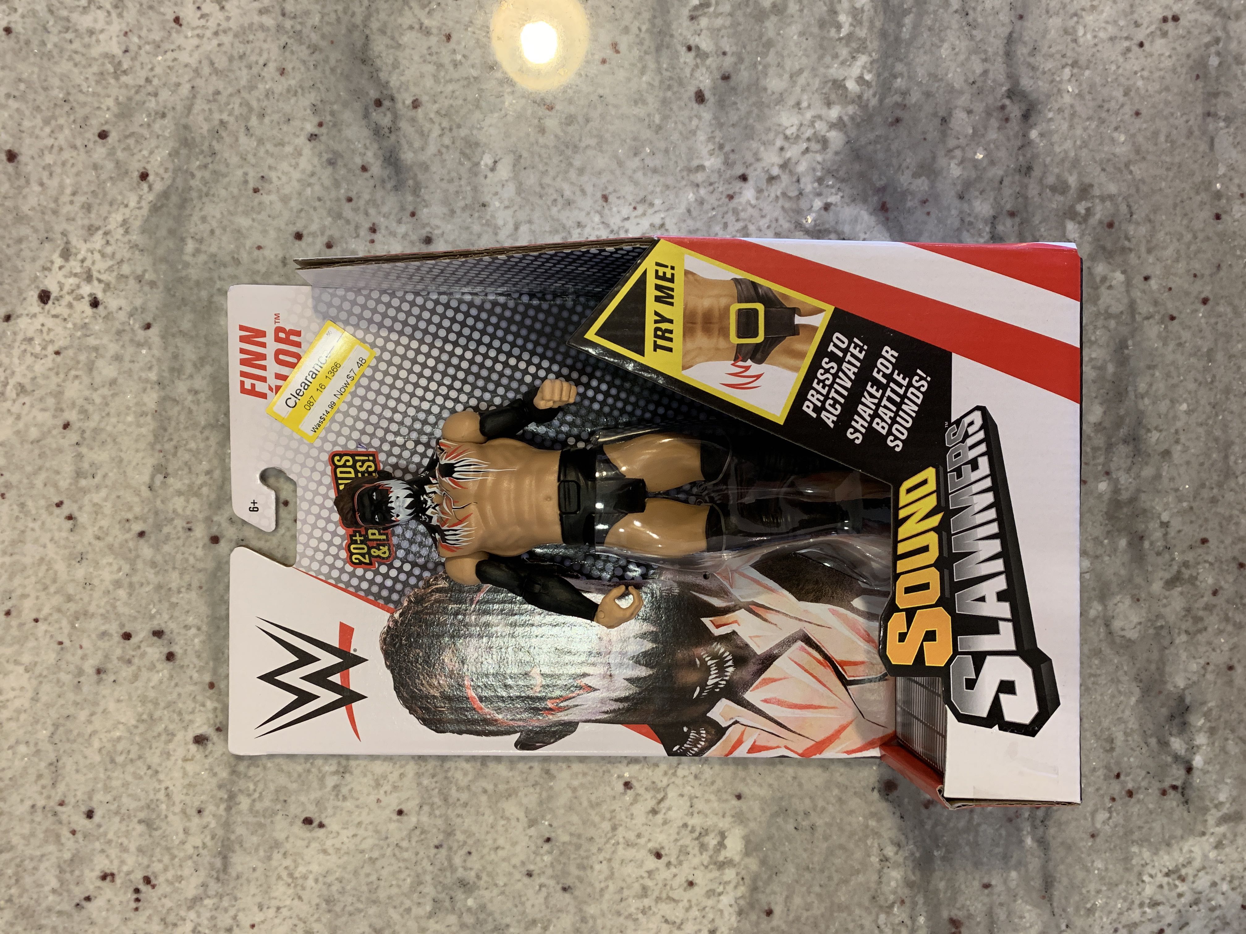 Finn Balor Sound Slammer   action figure collectible [Barcode 887961677911] - Main Image 1