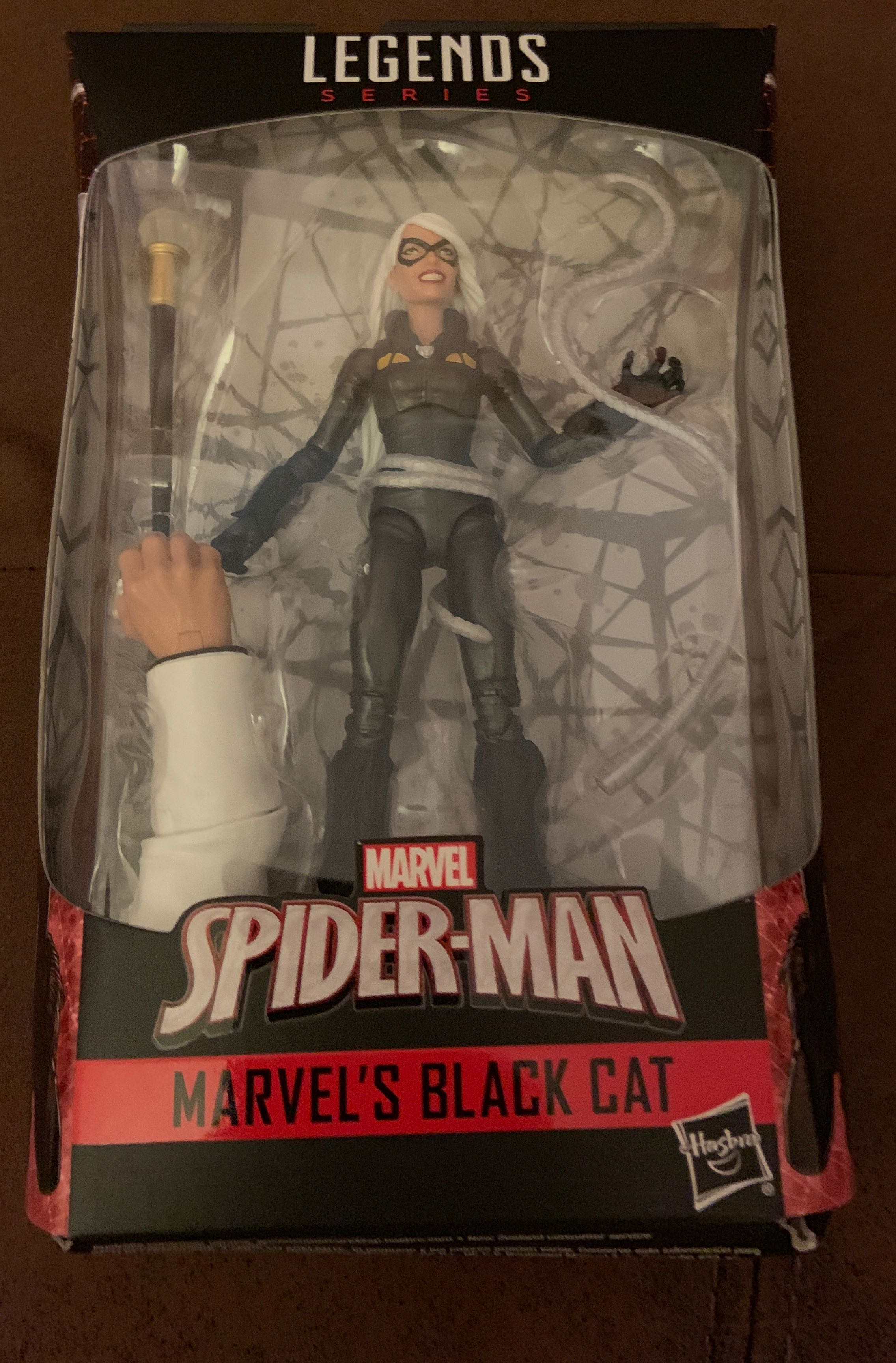 Black Cat - Hasbro (Marvel Legends Kingpin BAF Series) action figure collectible [Barcode 630509781843] - Main Image 2