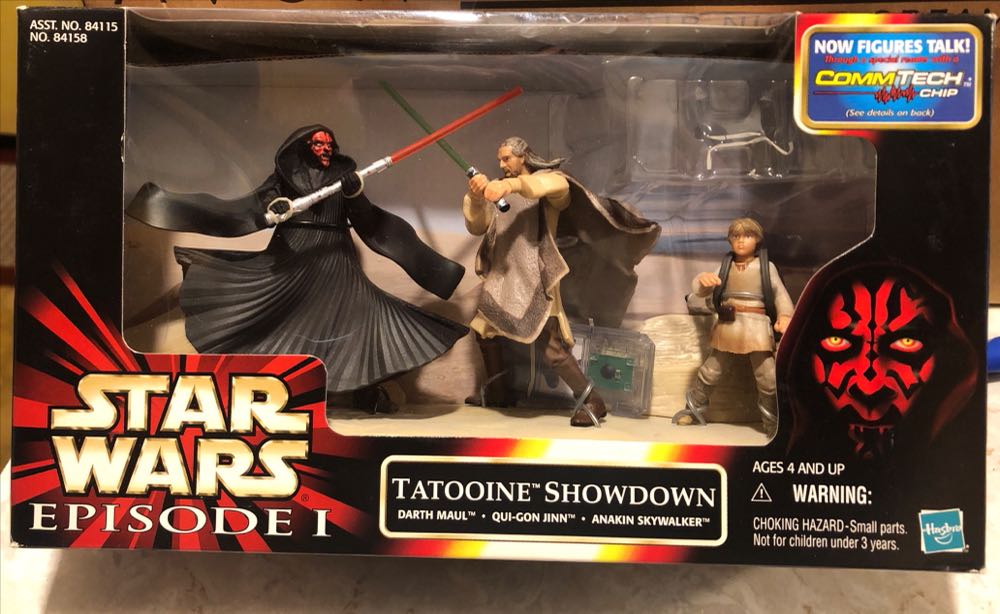 Boxset Figures. Episode 1. Tatooine Showdown - Hasbro (1999-2000 Episode I) action figure collectible [Barcode 076281841588] - Main Image 2