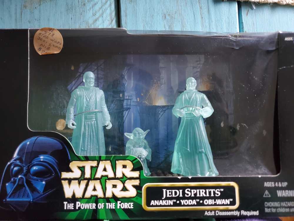 Jedi Spirits 3-Pack (Anakin, Yoda & Obi-Wan) - Hasbro (Star Wars: Episode VI - Return Of The Jedi) action figure collectible [Barcode 076281840581] - Main Image 2