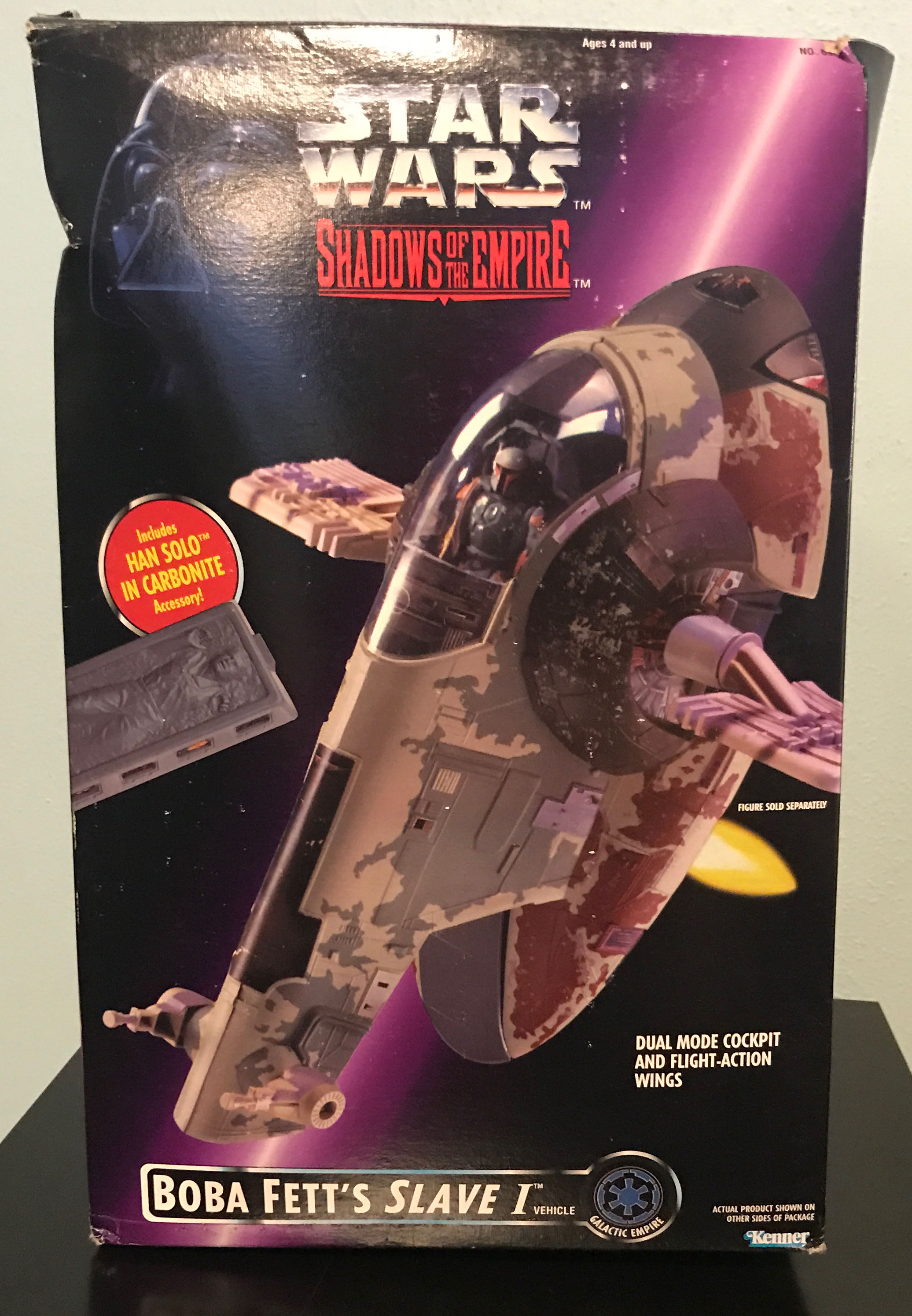 Shadows Of The Empire Boba Fett’s Slave I - Hasbo / Kenner (Power Of The Force - Vehicle) action figure collectible [Barcode 076281695655] - Main Image 2