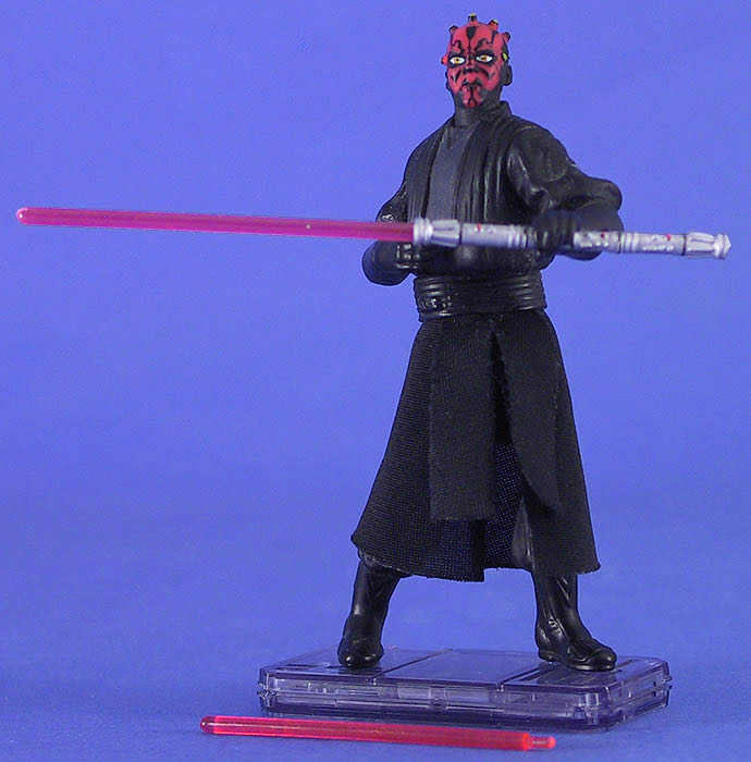 Darth Maul (Sith Lord) W/ Lightsaber W/removable Blade - Hasbro (Episode 1 (commtech Chip)) action figure collectible [Barcode 076281842479] - Main Image 3