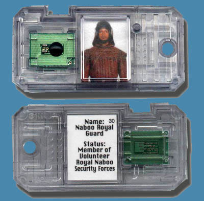 Naboo Royal Guard With Blaster Pistol And Helmet - Star Wars Episode 1 - Hasbro (Star Wars) action figure collectible [Barcode 076281840833] - Main Image 4