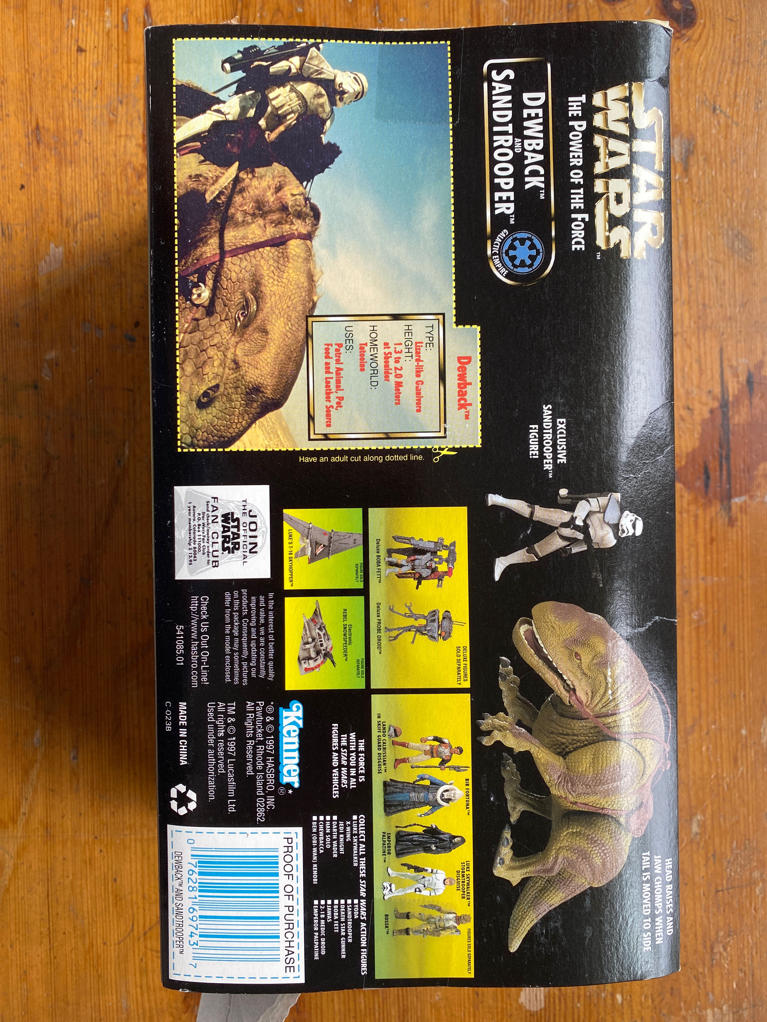 Creature Pack Dewback & Sandtrooper - Hasbro / Kenner (Star Wars - Saga) action figure collectible [Barcode 076281697437] - Main Image 2