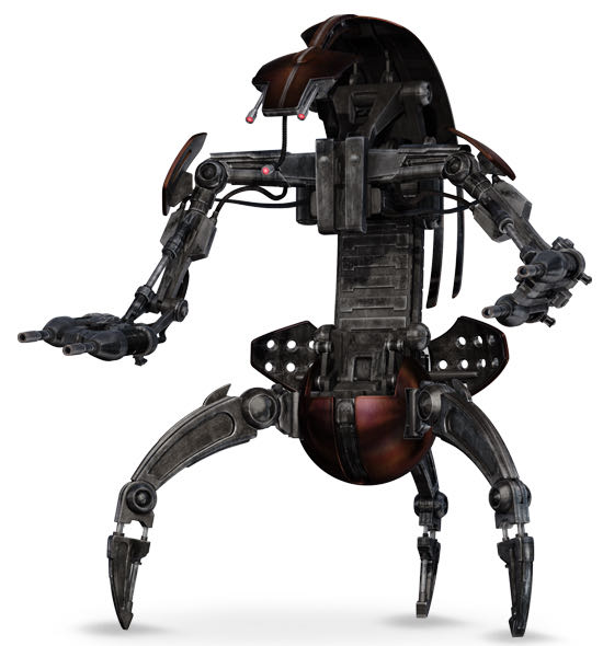 Destroyer Droid [No New Sticker] - Hasbro (Episode I) action figure collectible [Barcode 076281841816] - Main Image 4